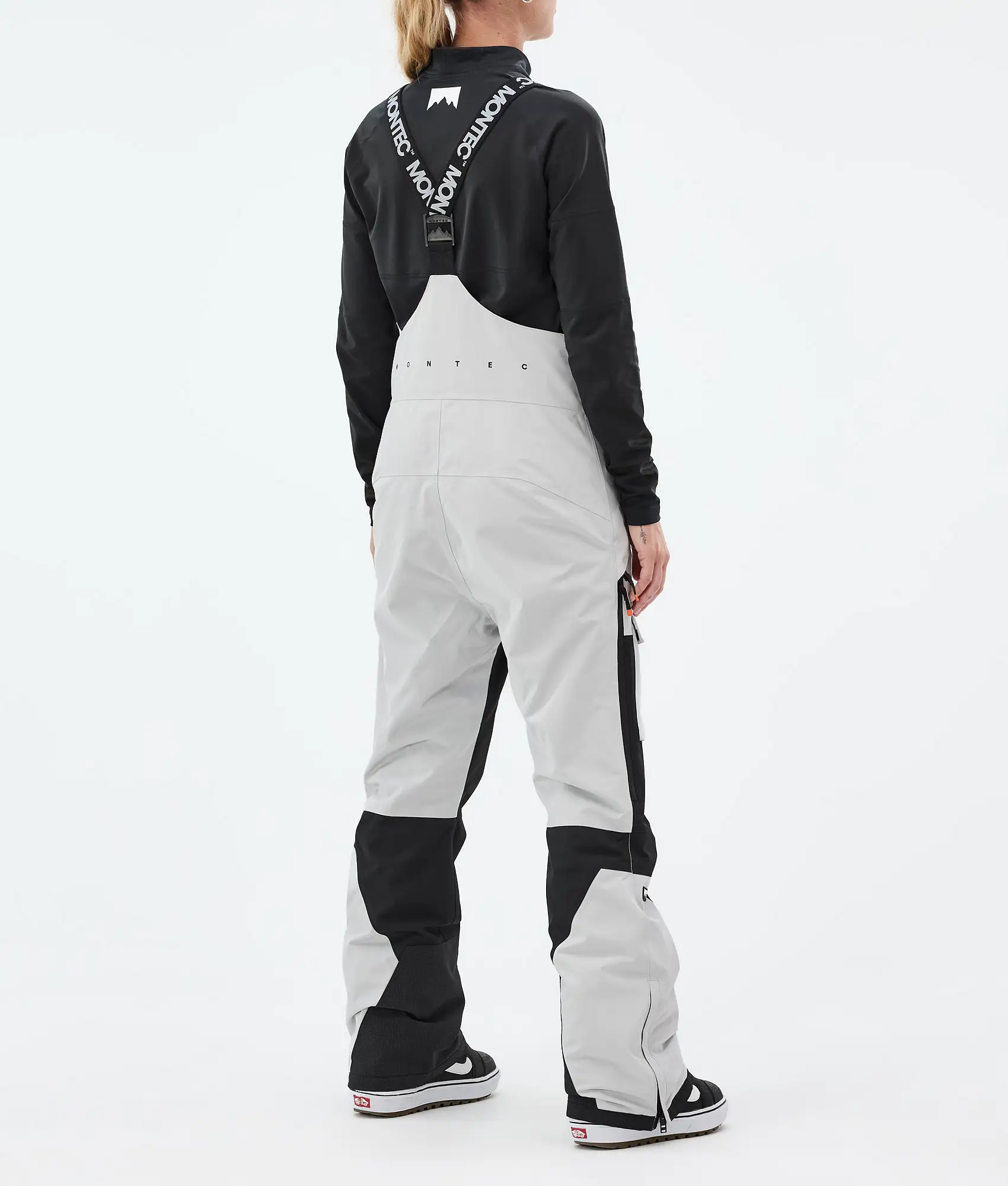 Fawk W Snowboard Pants Women Light Grey/Black