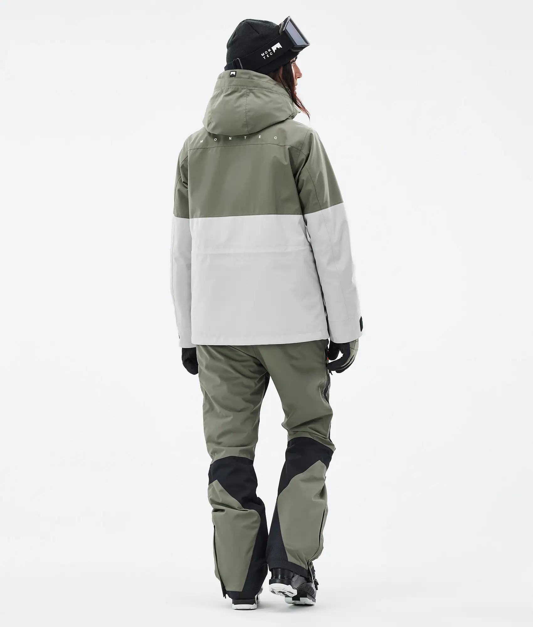 Doom W Ski Jacket Women Greenish/Black/Light Grey