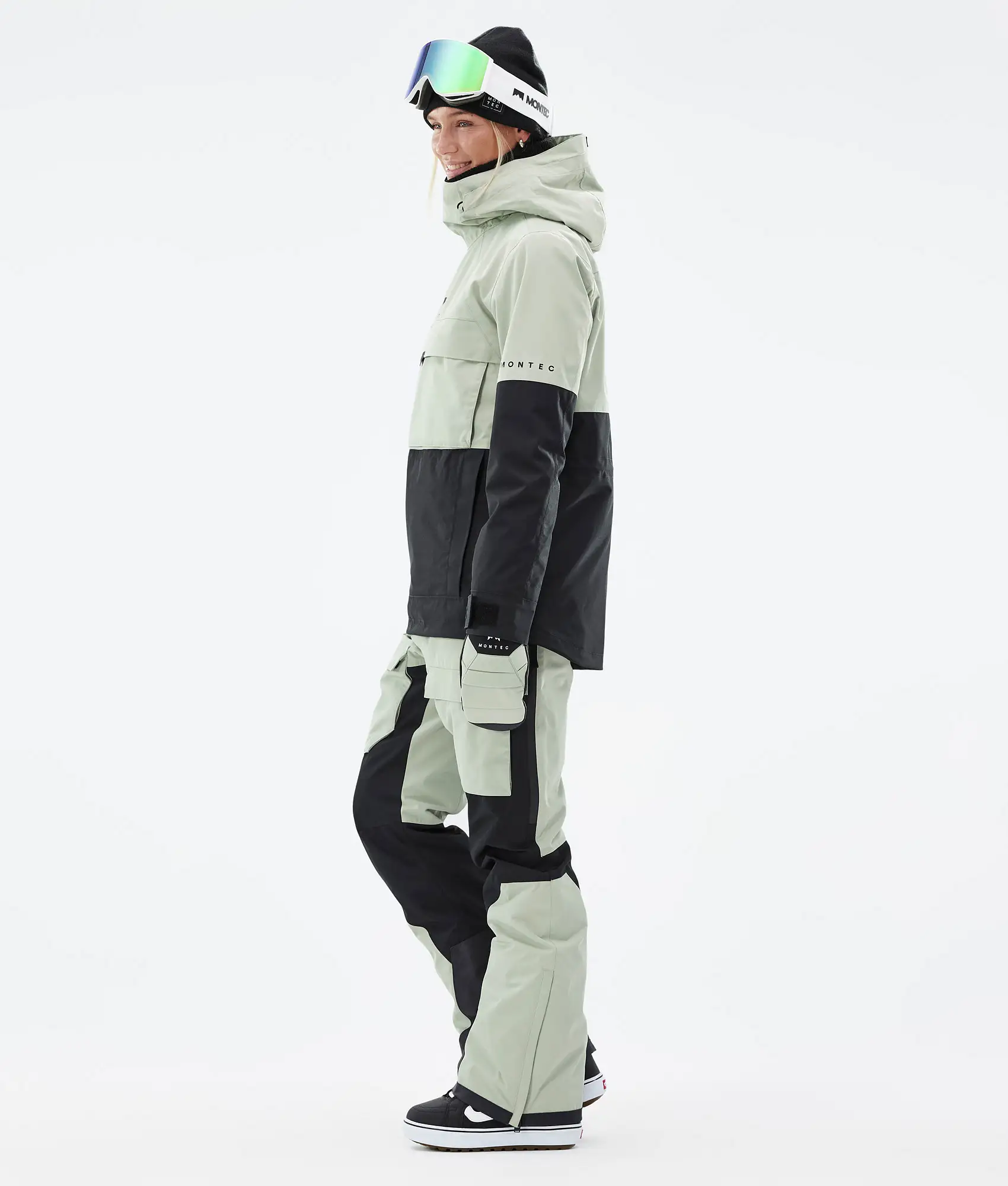 Dune W Snowboard Jacket Women Soft Green/Black