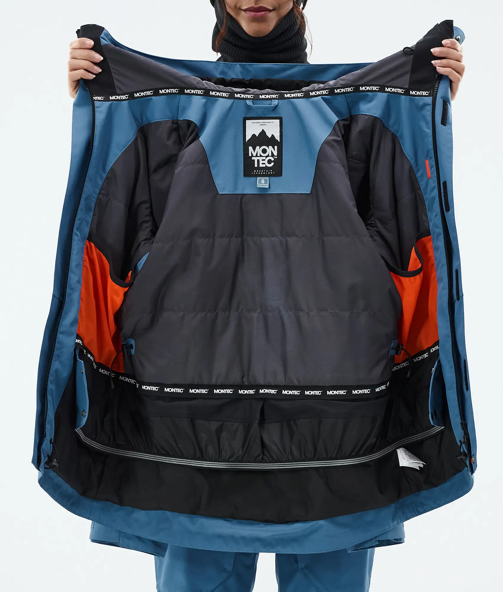 Fawk W Ski Jacket Women Blue Steel