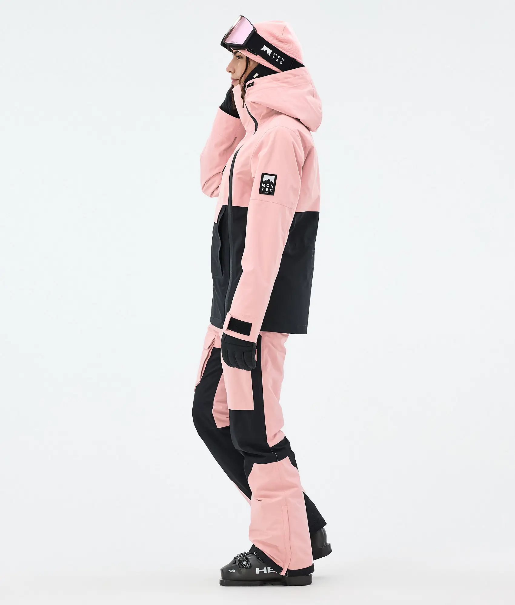 Doom W Ski Jacket Women Soft Pink/Black