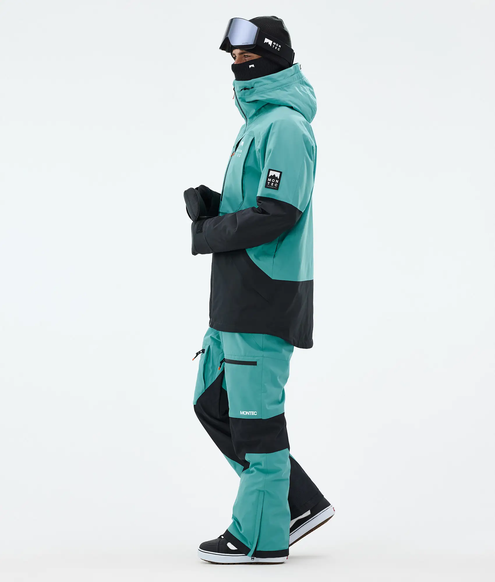 Arch Snowboard Jacket Men Turquoise/Black