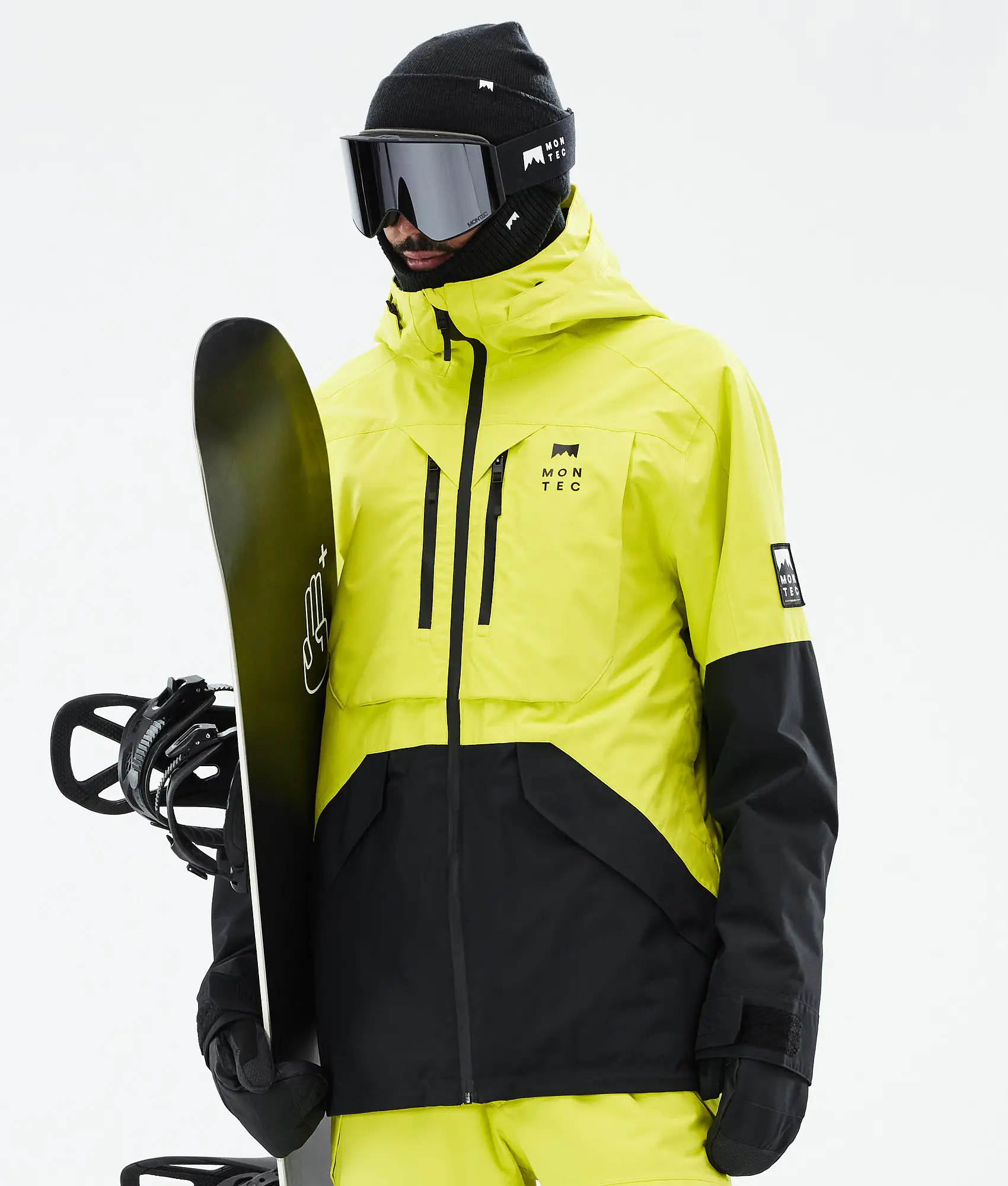 Arch Snowboard Jacket Men Bright Yellow/Black Renewed