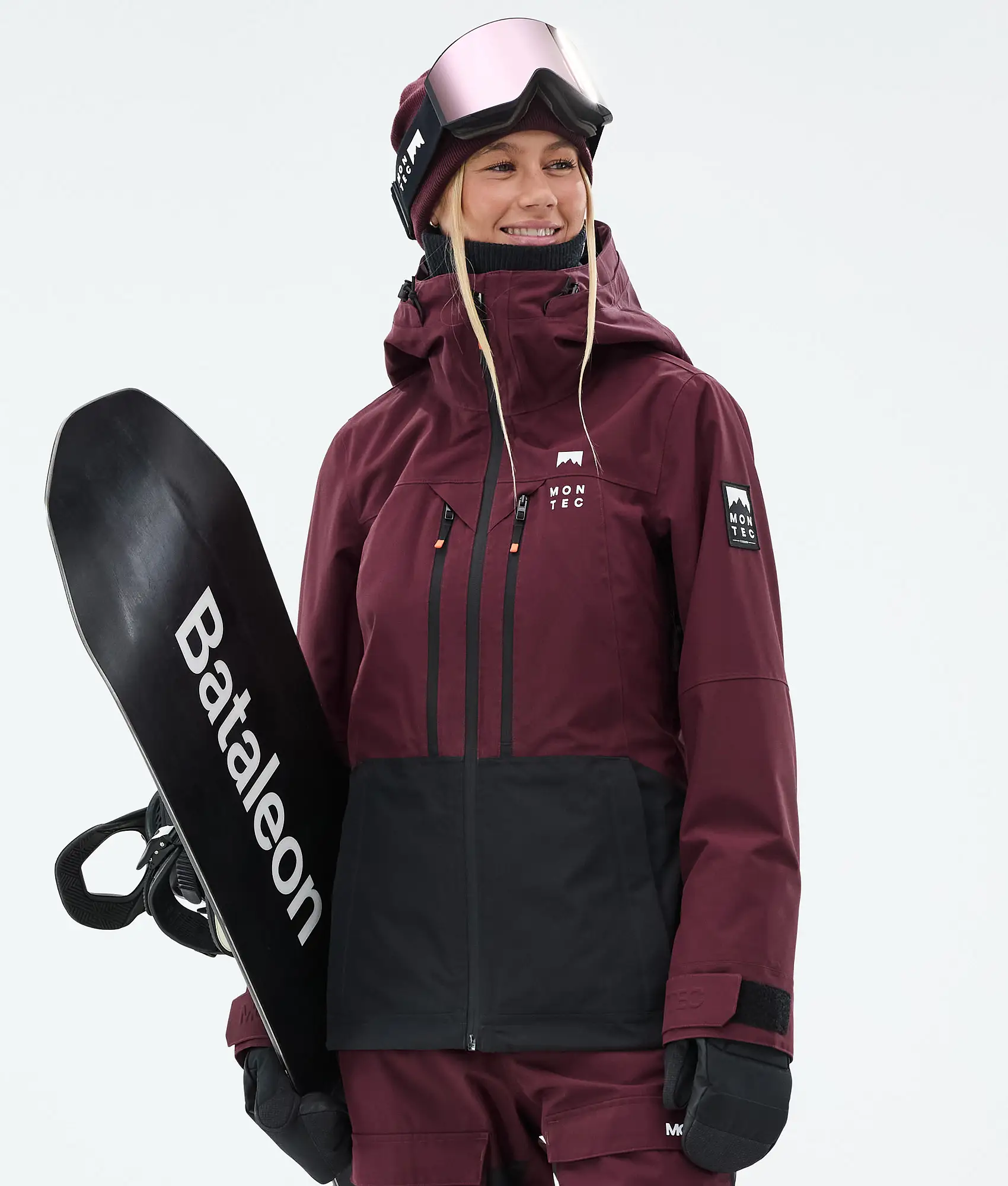 Moss W Snowboard Jacket Women Burgundy/Black