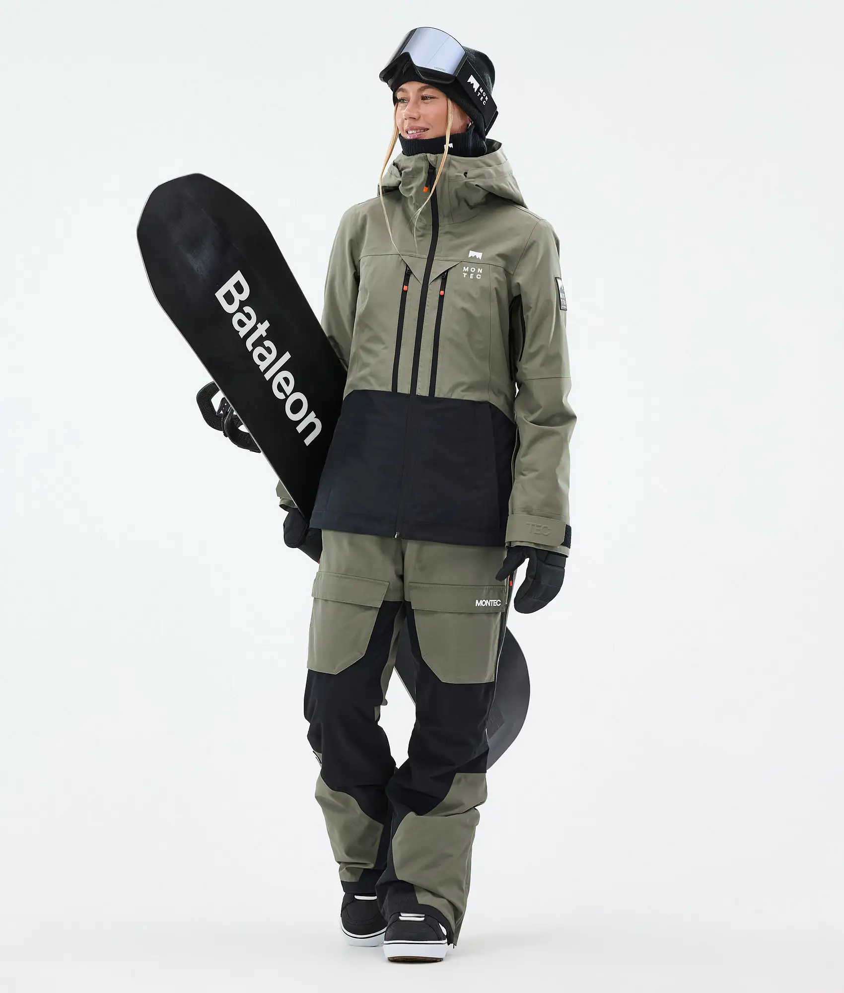 Moss W/Fawk W Snowboard Outfit Women Greenish/Black
