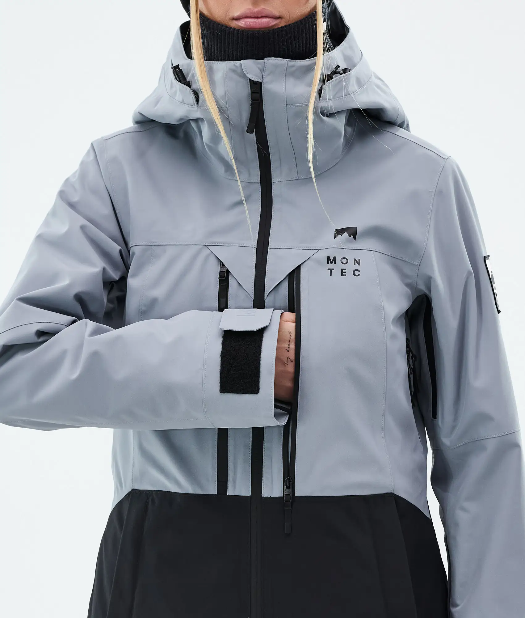 Moss W Ski Jacket Women Soft Blue/Black