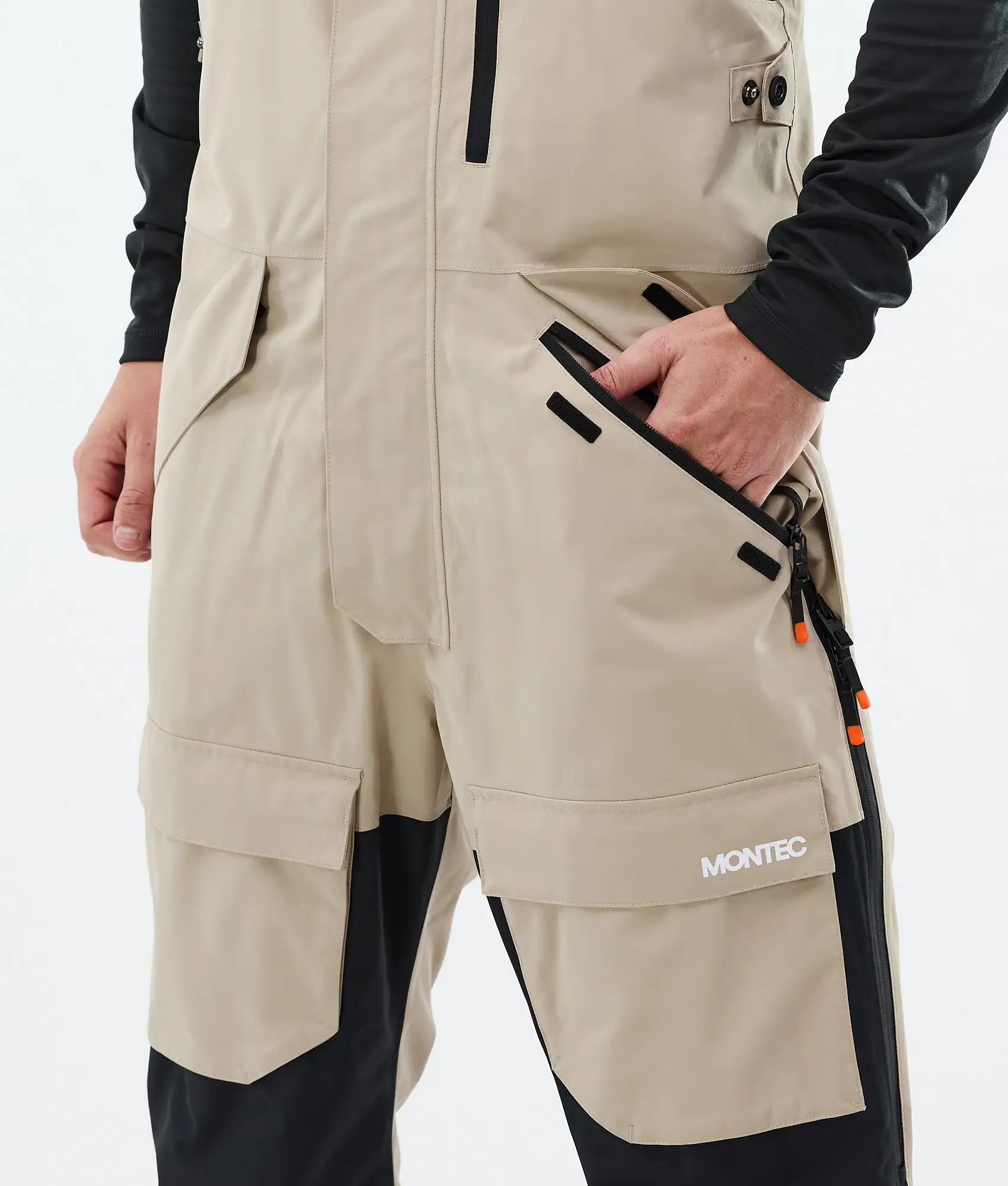 Fawk Ski Pants Men Sand/Black