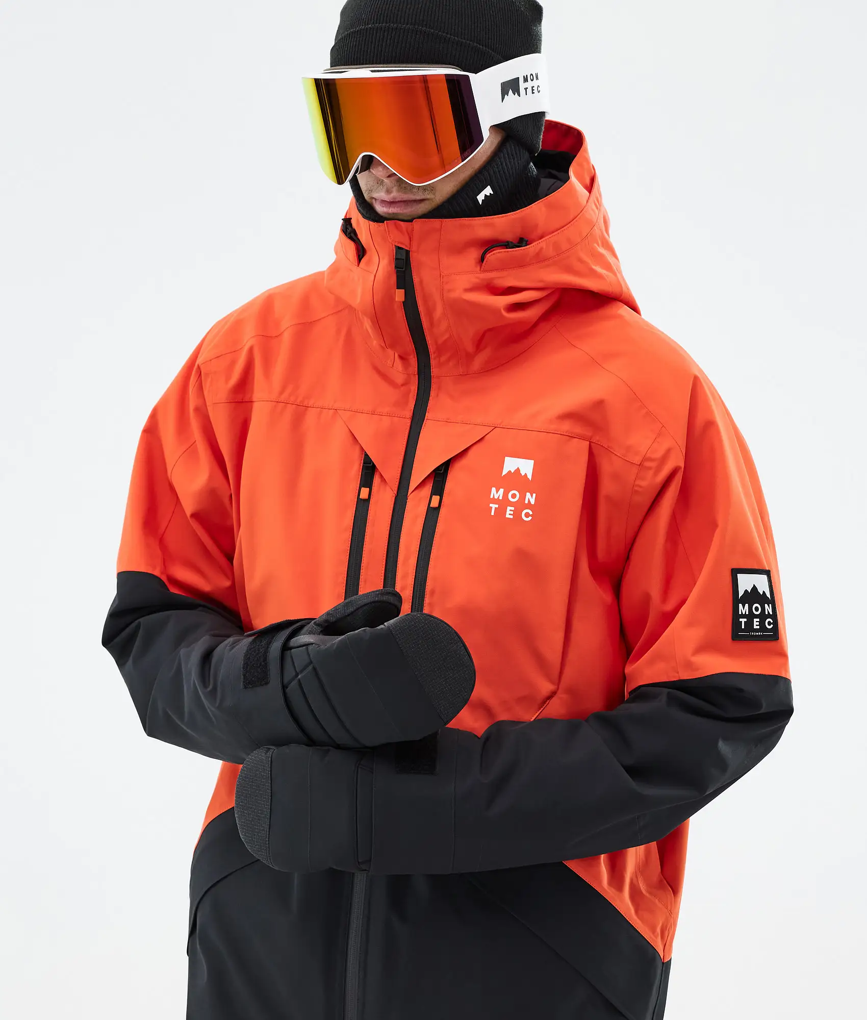 Arch Snowboard Jacket Men Orange/Black