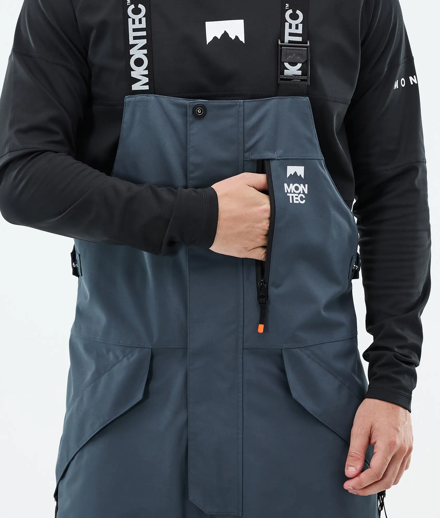 Fawk Snowboard Pants Men Metal Blue/Black