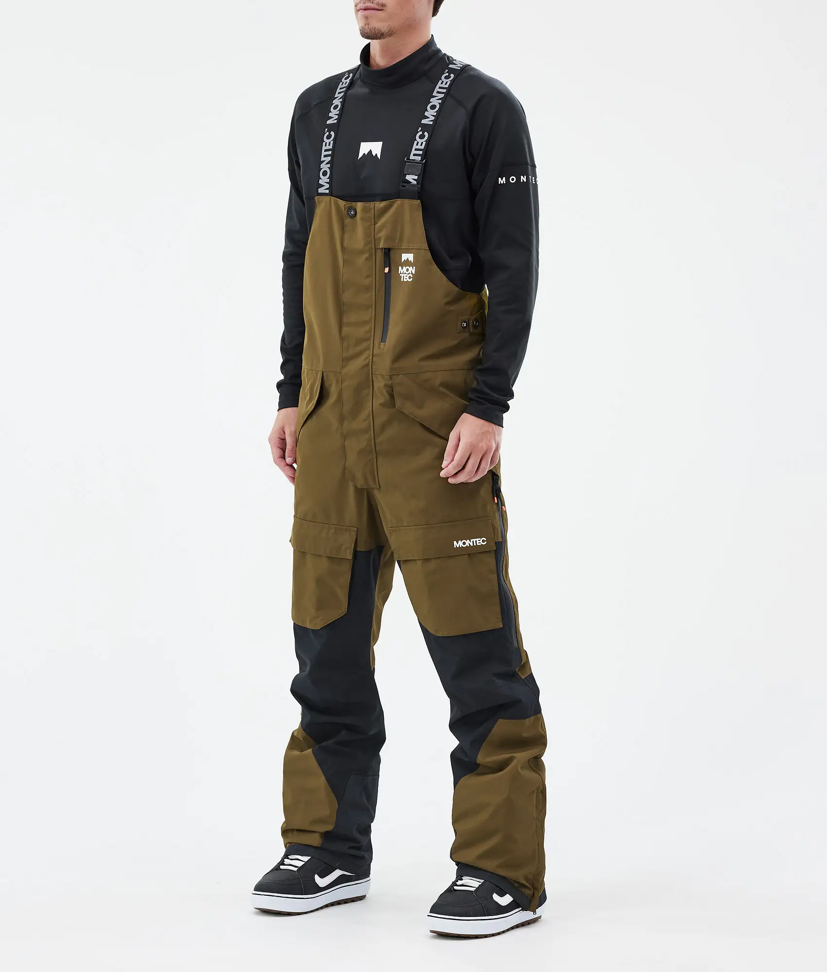 Fawk Snowboard Pants Men Fatigue/Black