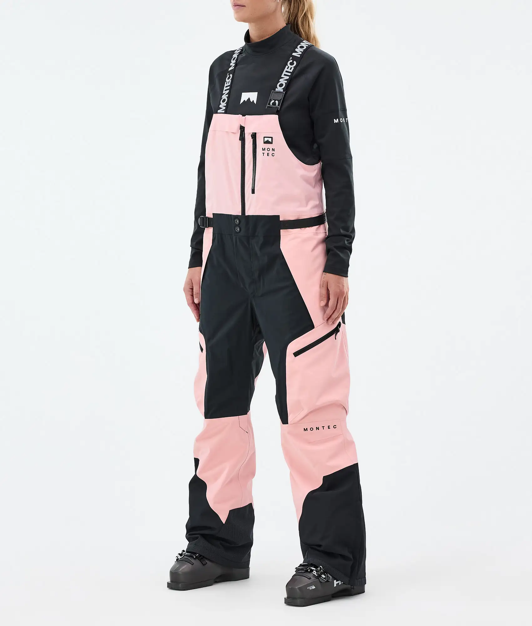 Dozer W Ski Pants Women Soft Pink/Black