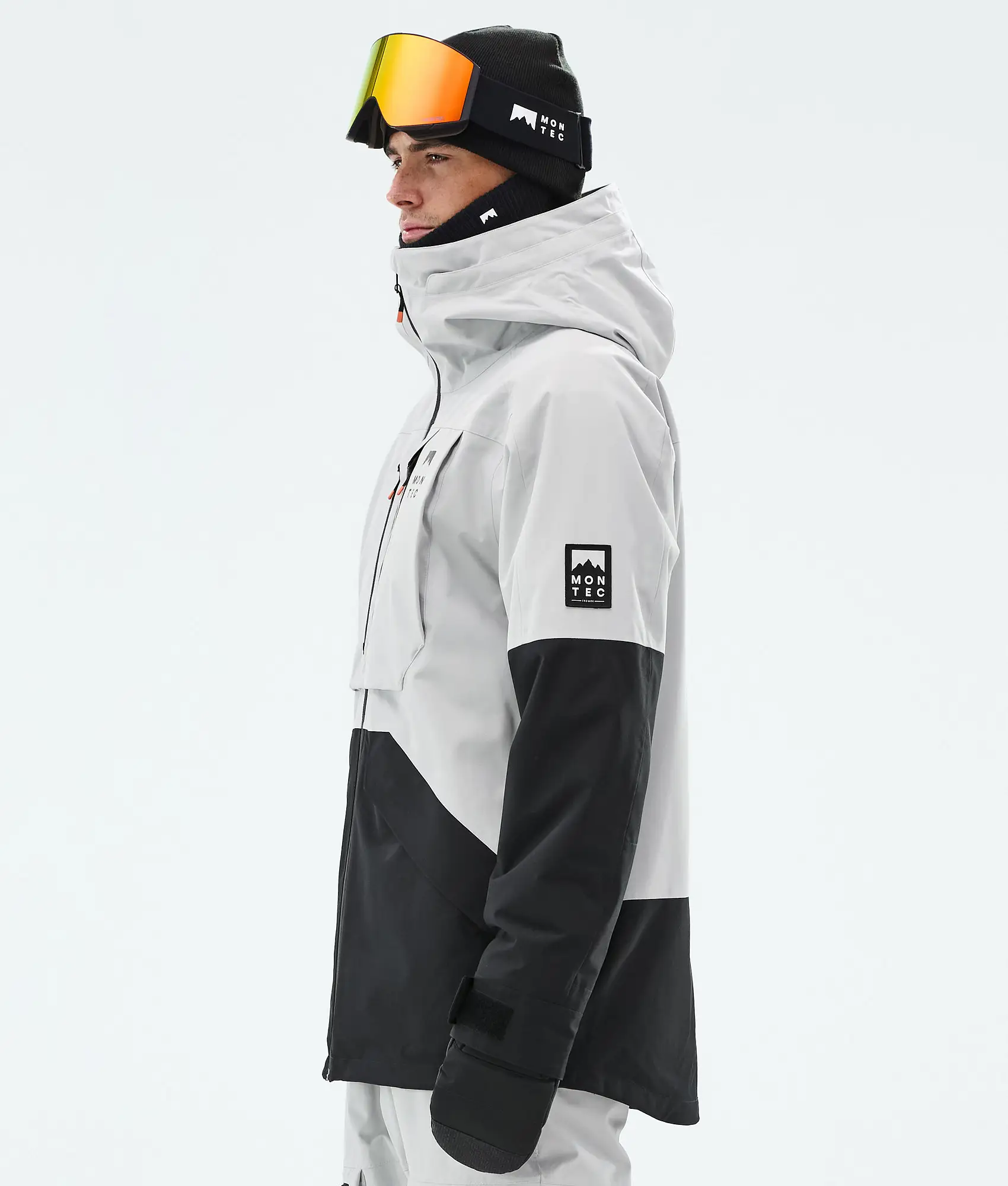 Arch Ski Jacket Men Light Grey/Black