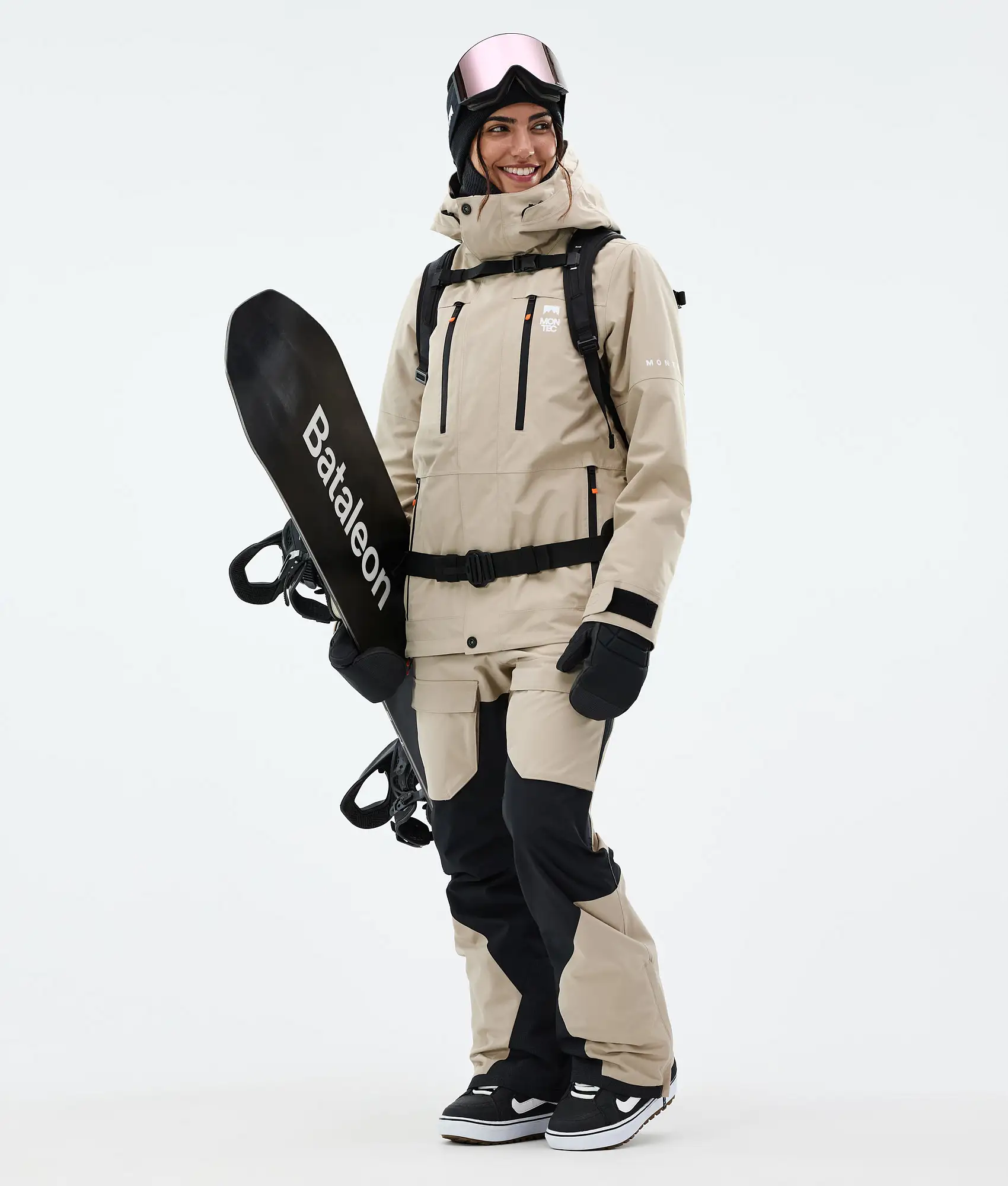 Fawk W Snowboard Jacket Women Sand