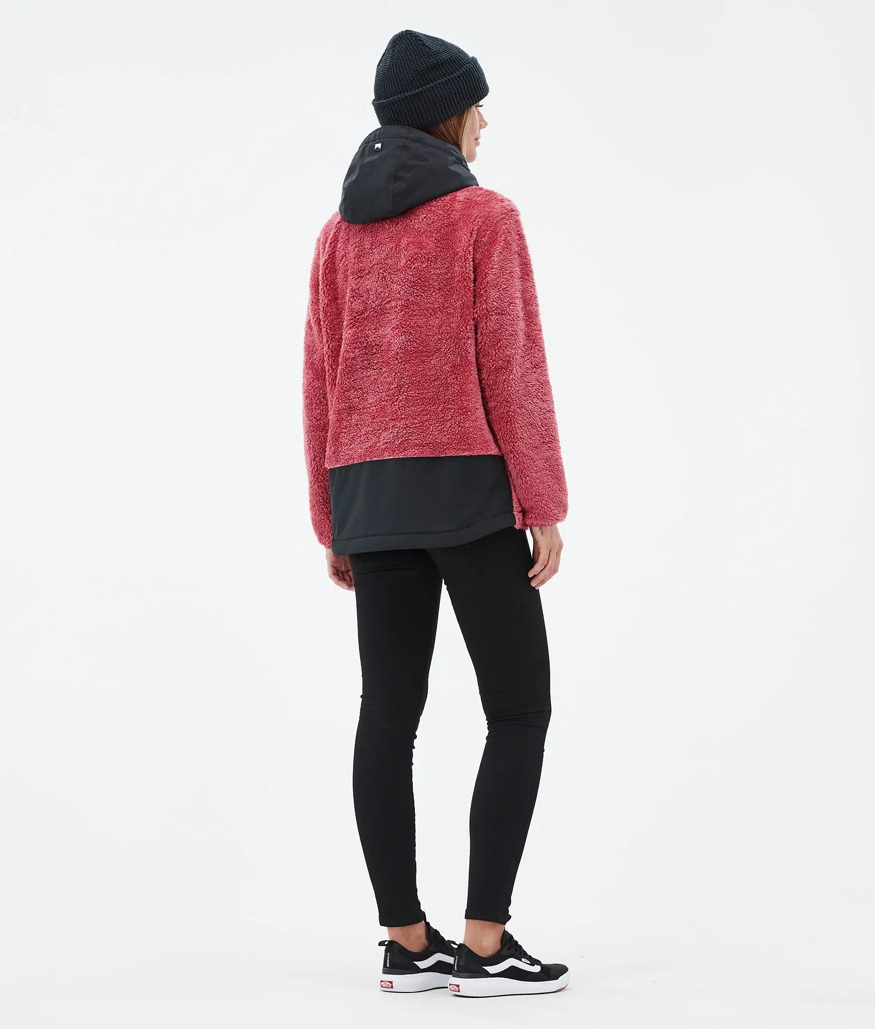 Lima W Fleece Hoodie Women Light Red/Black