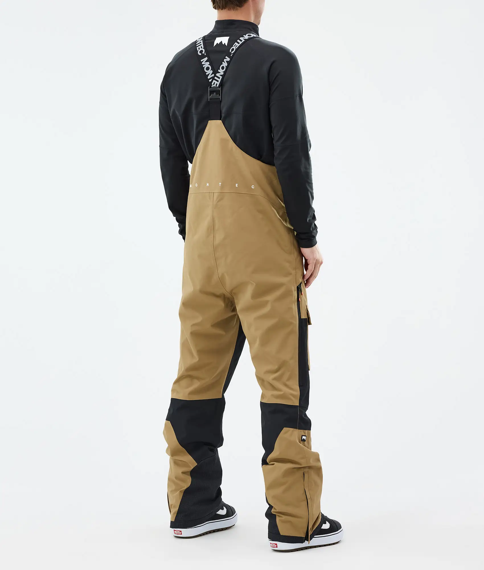 Fawk Snowboard Pants Men Gold/Black