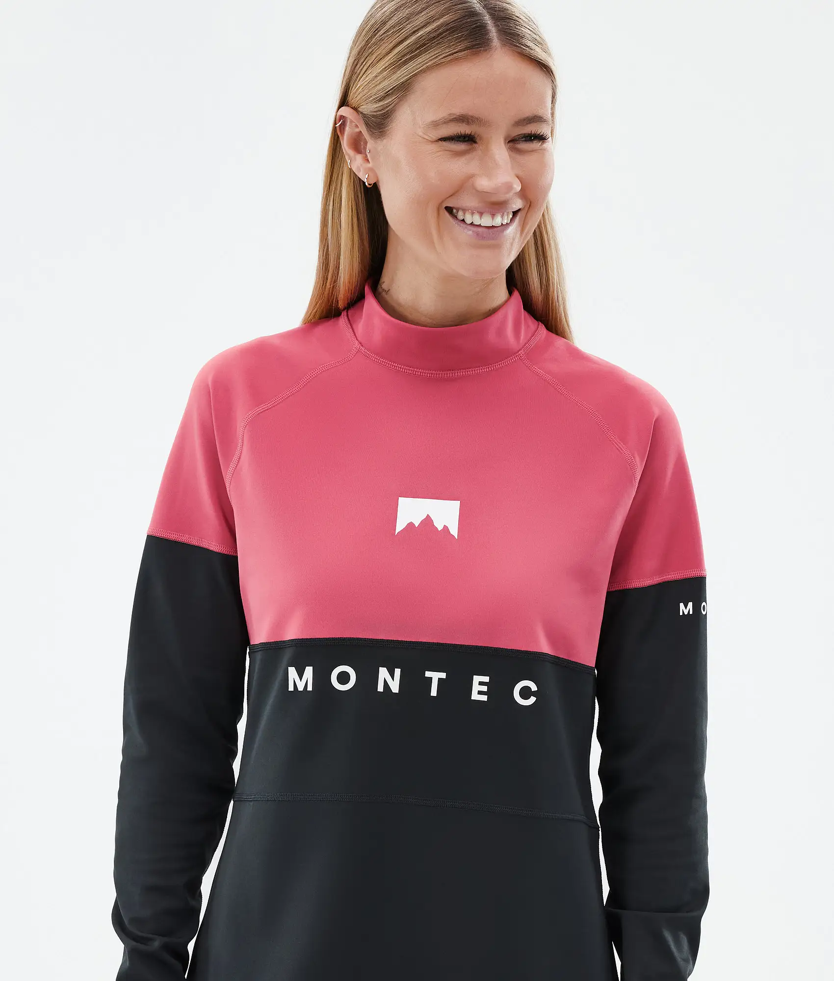 Alpha W Base Layer Top Women Light Red/Black