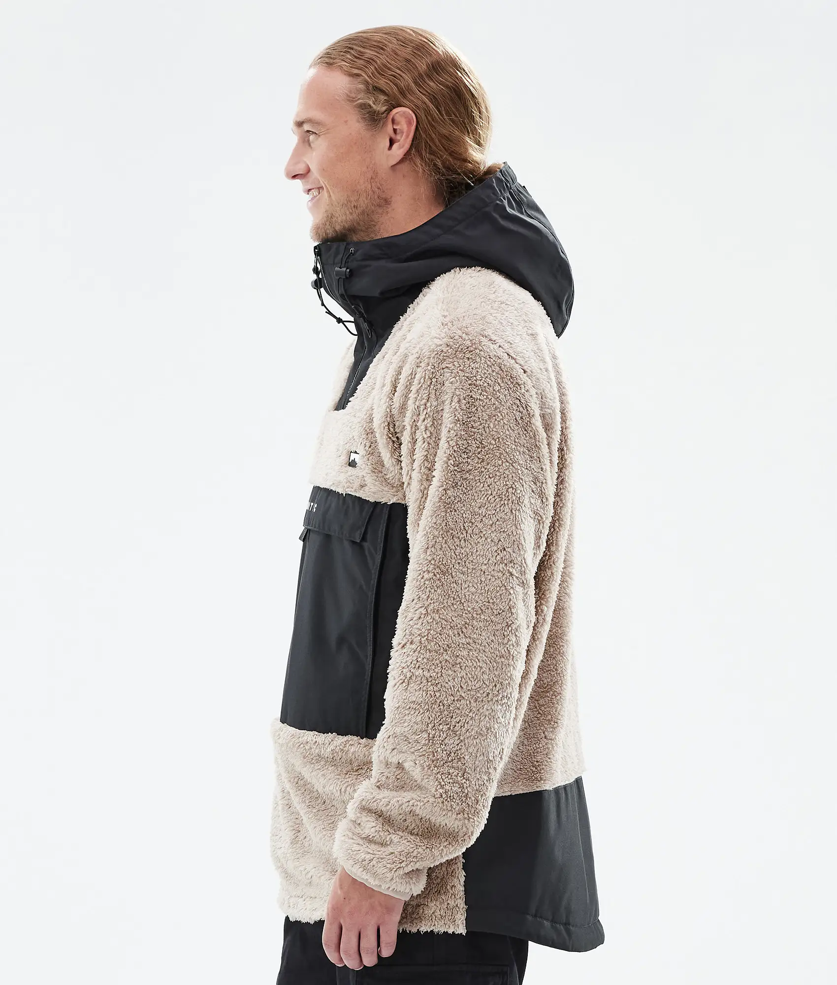 Lima Fleece Hoodie Men Sand/Black
