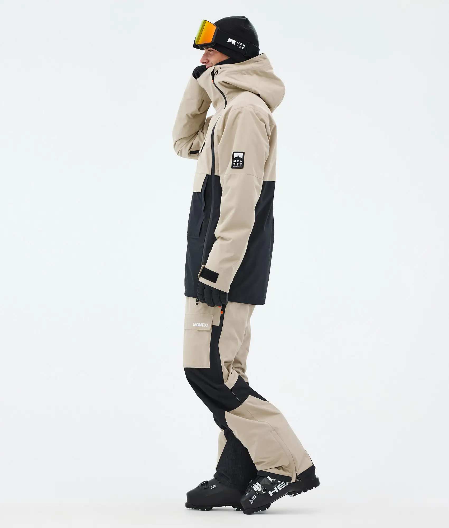 Doom Ski Jacket Men Sand/Black