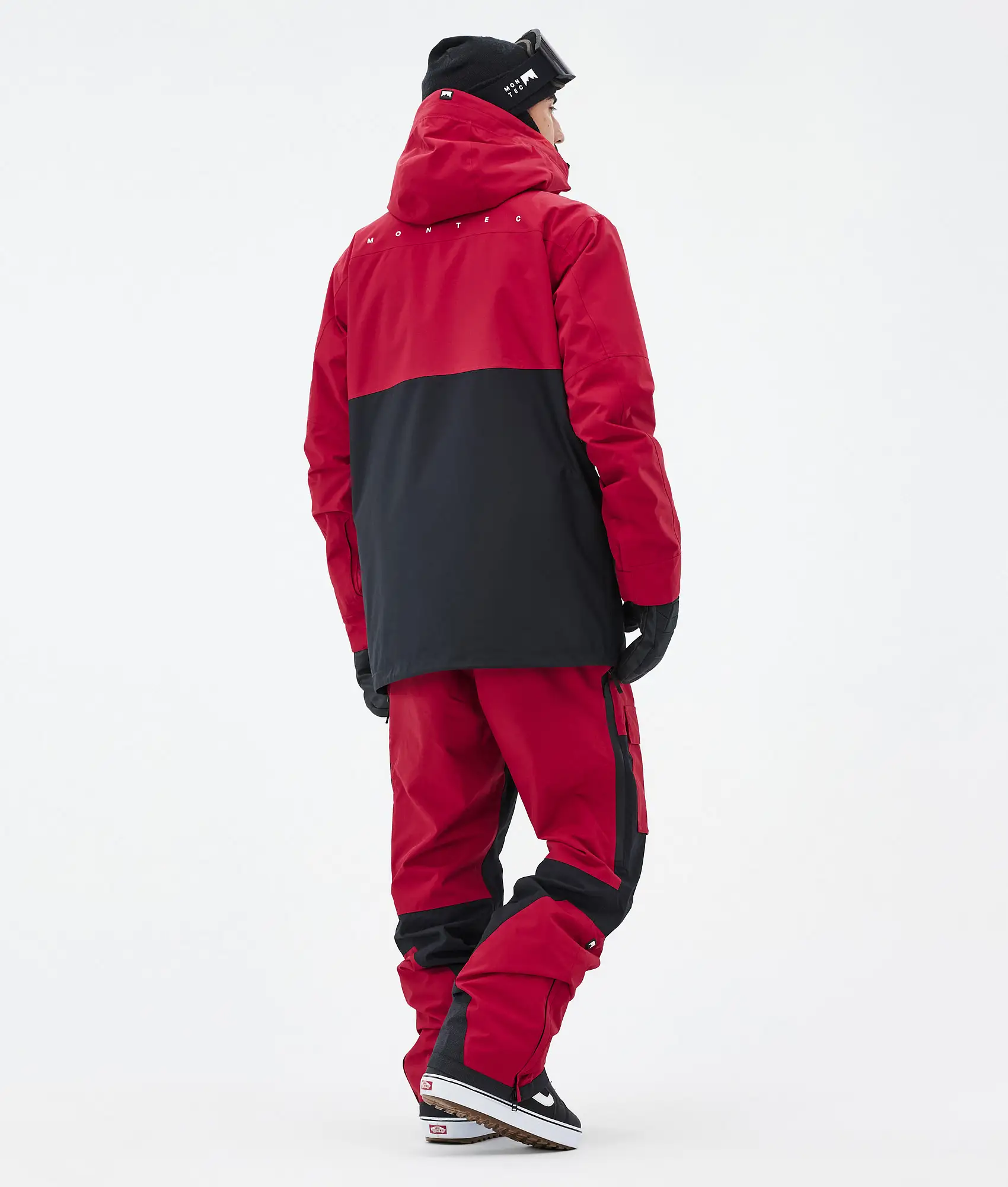 Doom Snowboard Jacket Men Deep Red/Black Renewed
