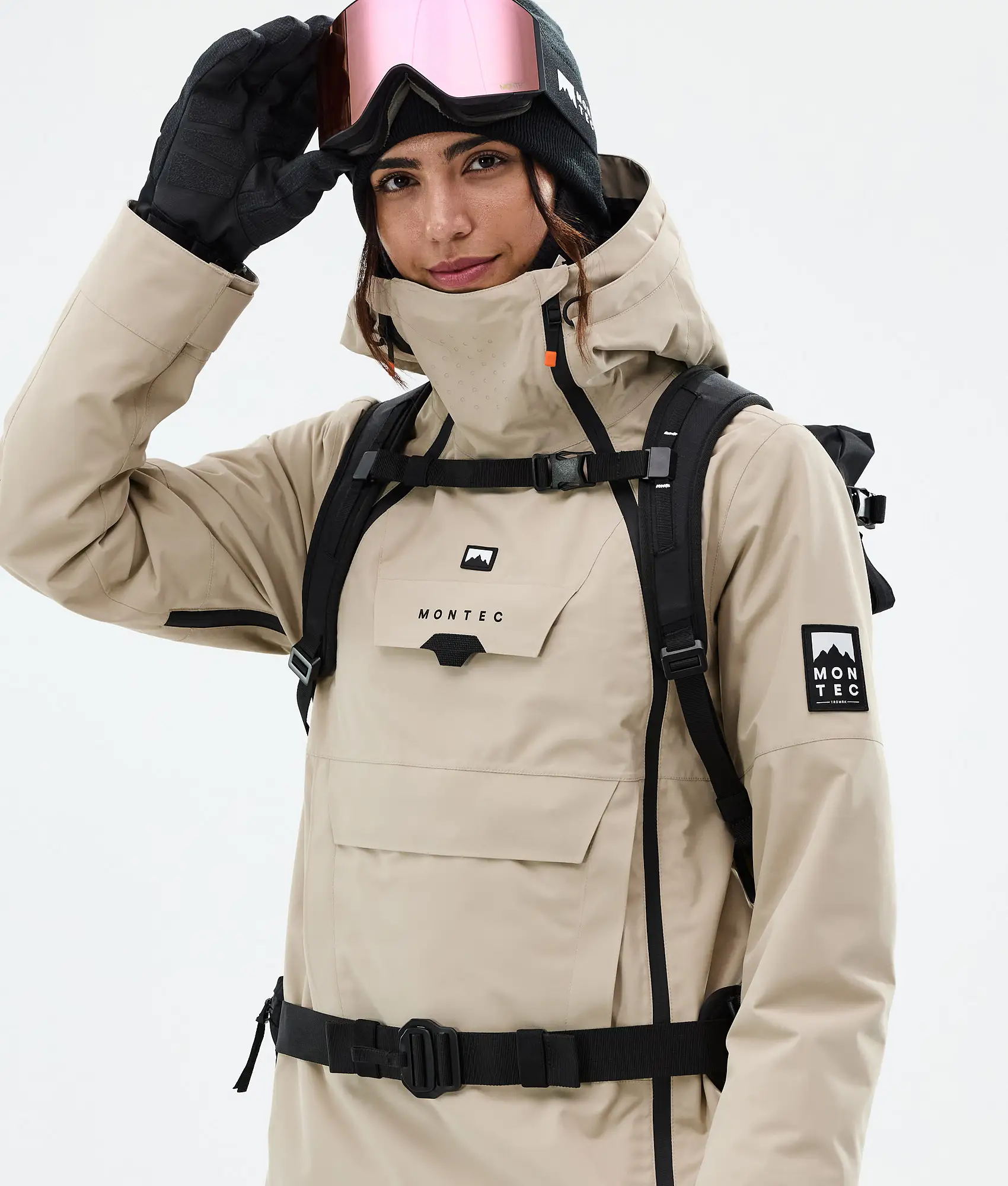 Doom W Ski Jacket Women Sand