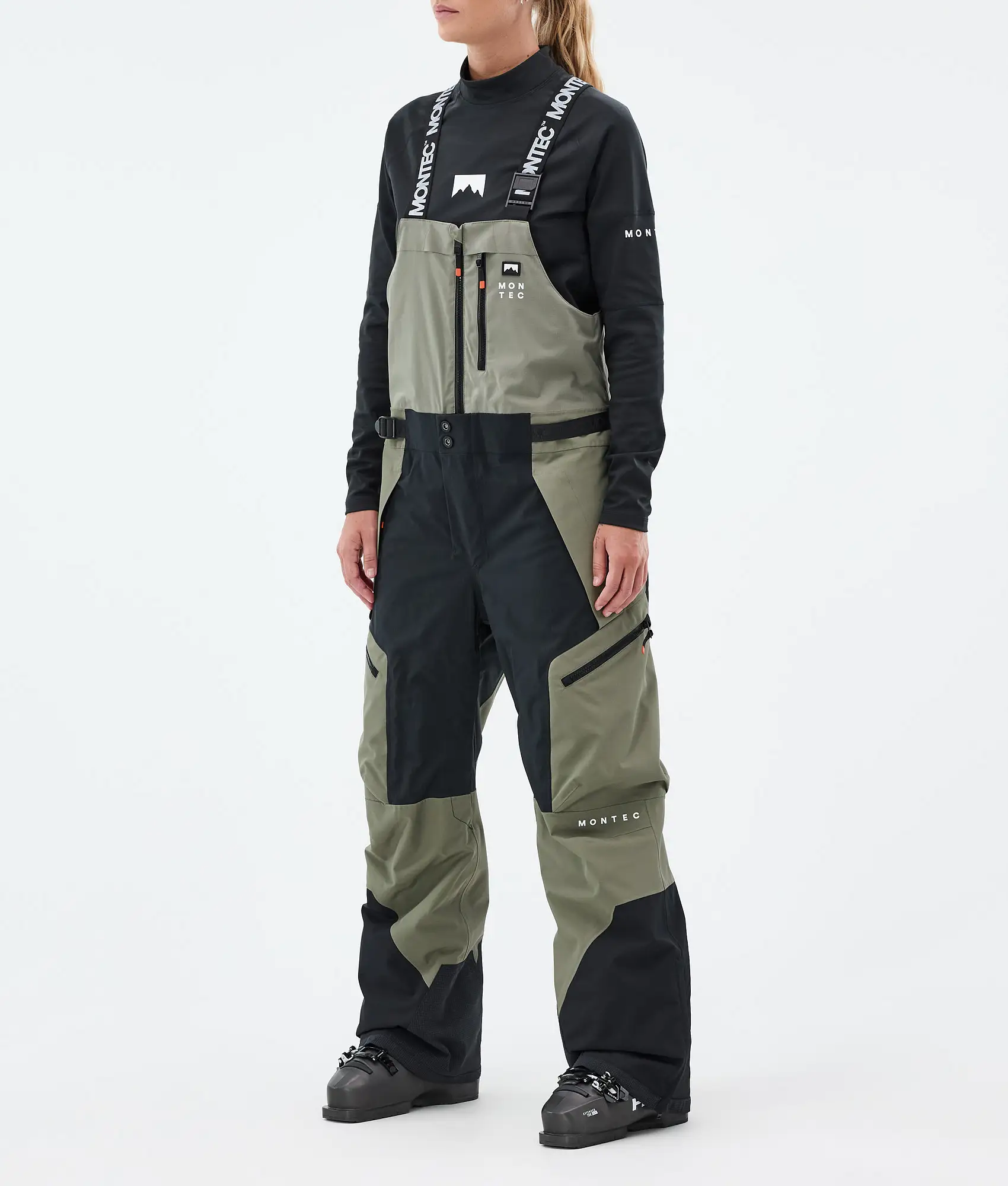 Dozer W Ski Pants Women Greenish/Black