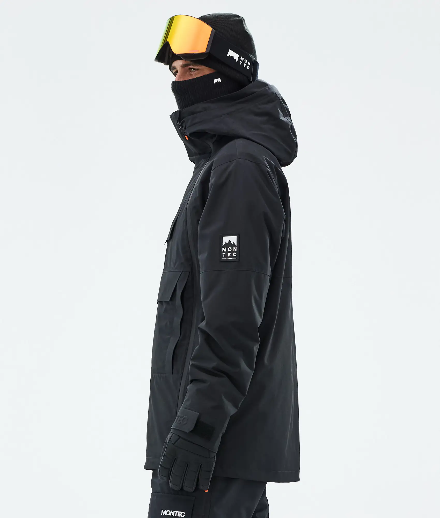 Doom Snowboard Jacket Men Black Renewed
