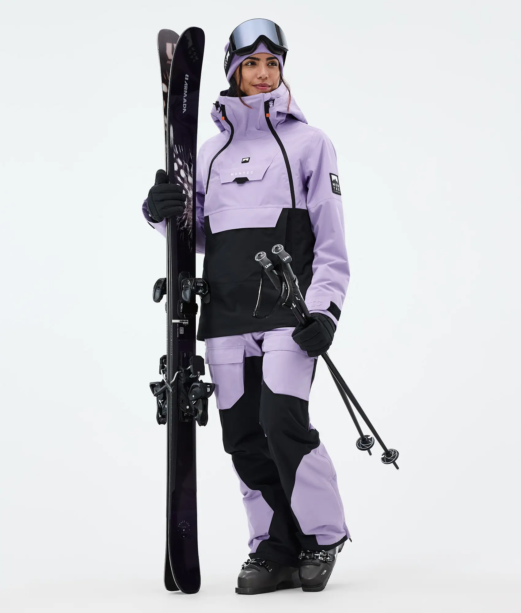 Doom W Ski Jacket Women Faded Violet/Black