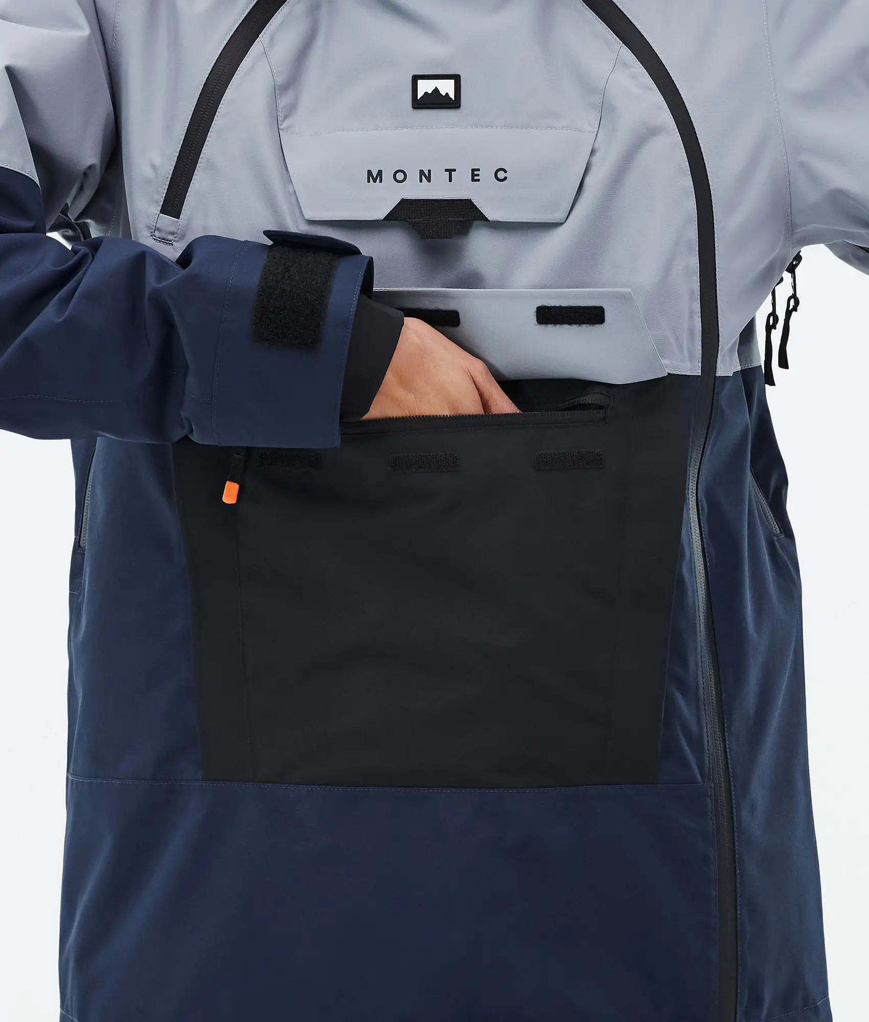 Doom W Ski Jacket Women Soft Blue/Black/Dark Blue