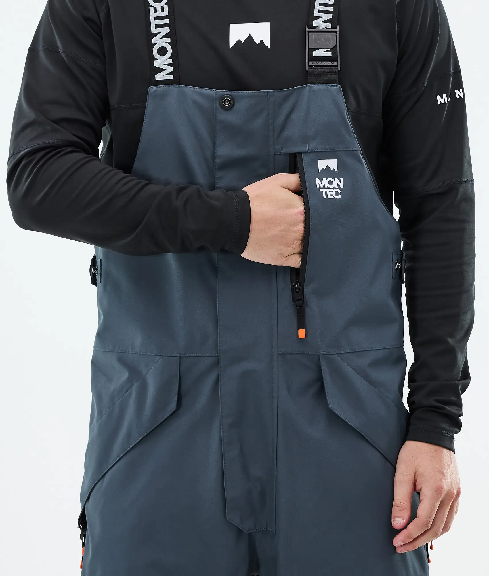 Fawk Snowboard Pants Men Metal Blue/Black/Sand