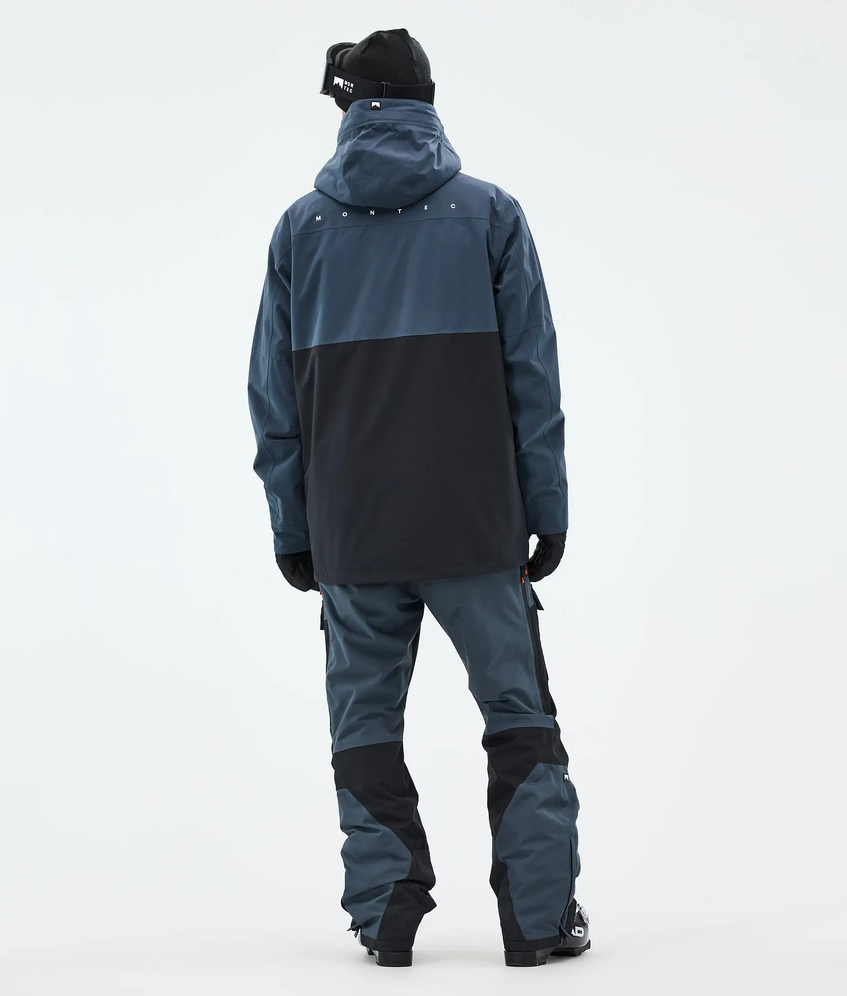 Doom/Fawk Ski Outfit Men Metal Blue/Black
