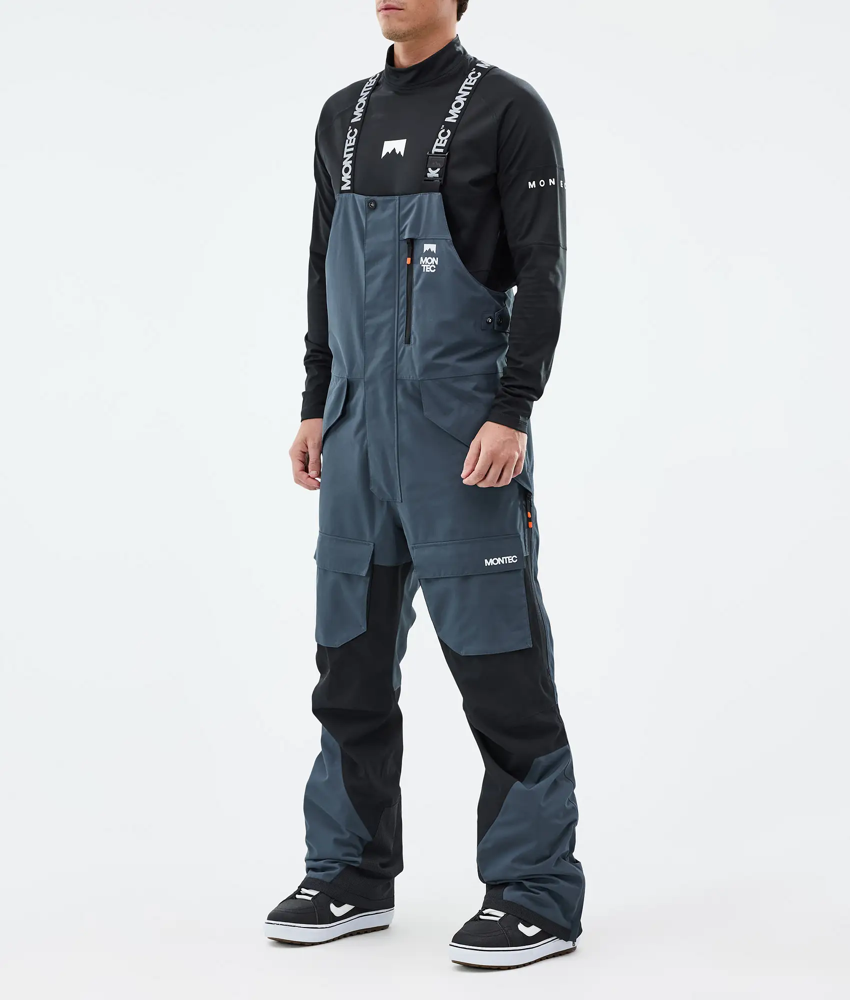 Fawk Snowboard Pants Men Metal Blue/Black
