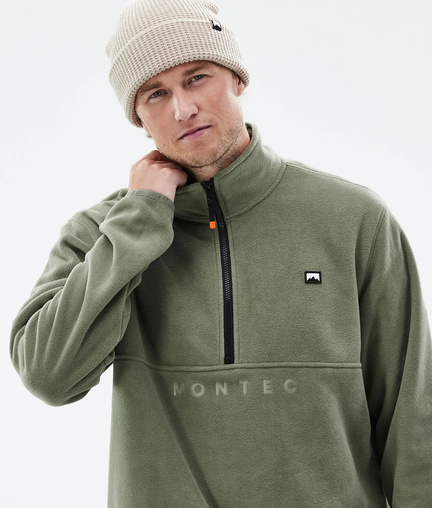Echo Fleece Sweater Men Greenish