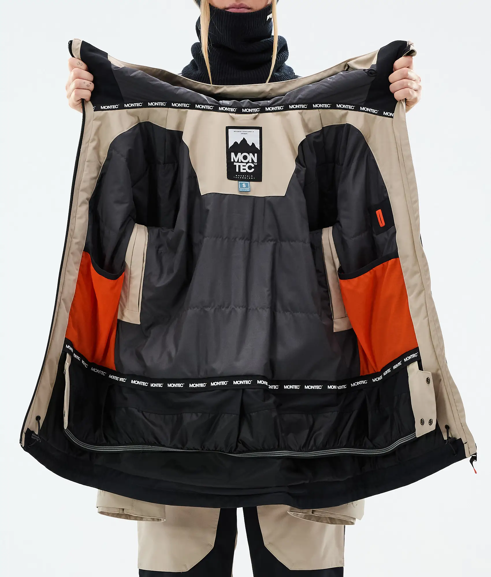 Moss W Snowboard Jacket Women Sand/Black Renewed