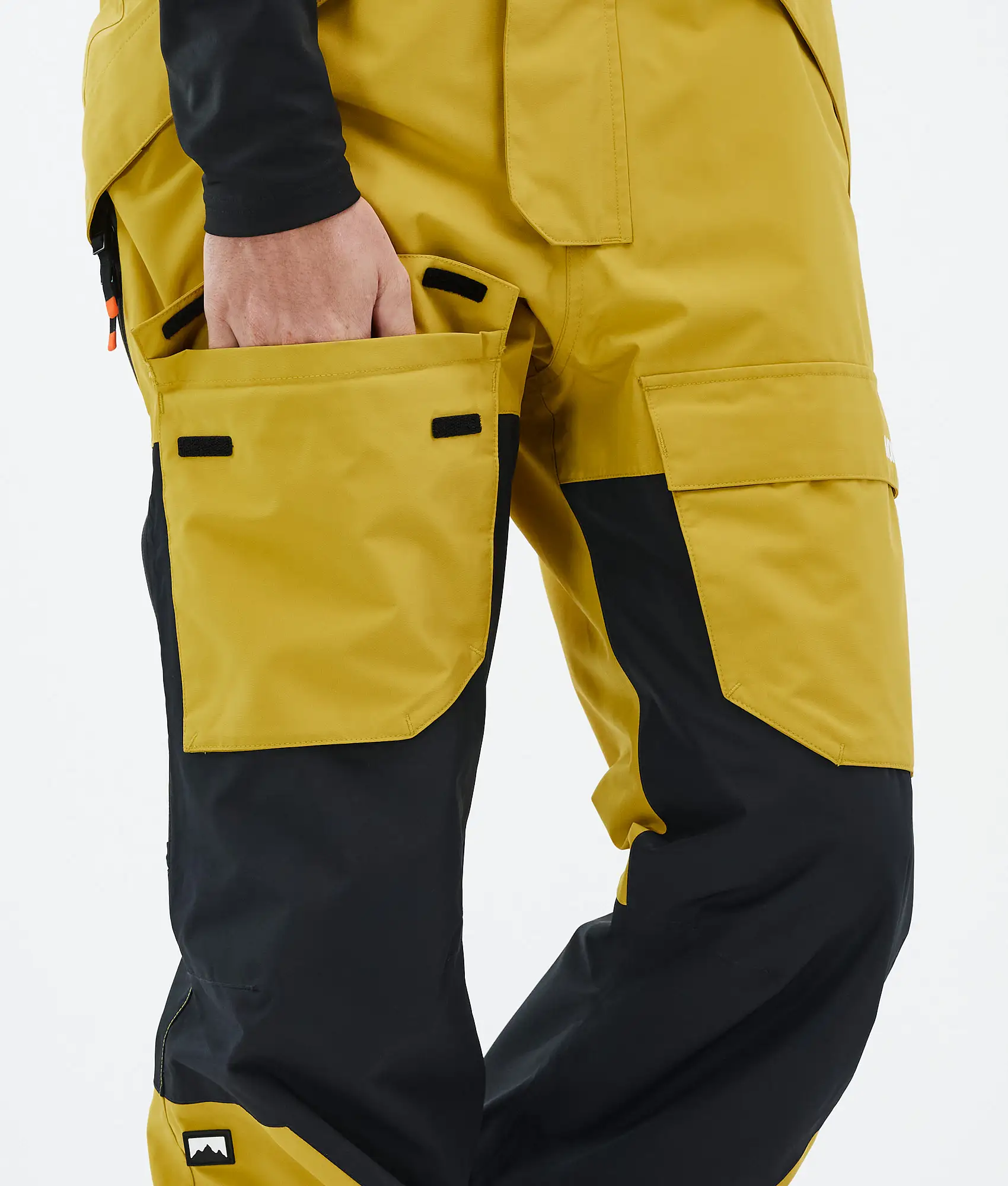 Fawk Snowboard Pants Men Yellow/Black