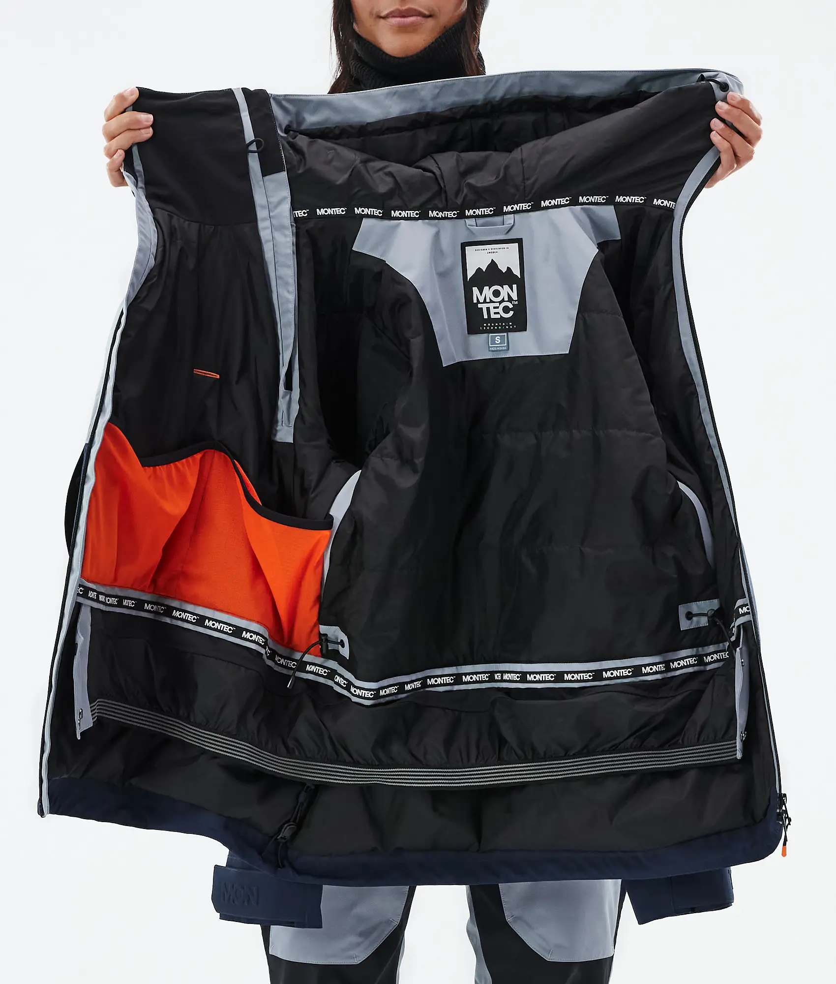 Doom W Snowboard Jacket Women Soft Blue/Black/Dark Blue