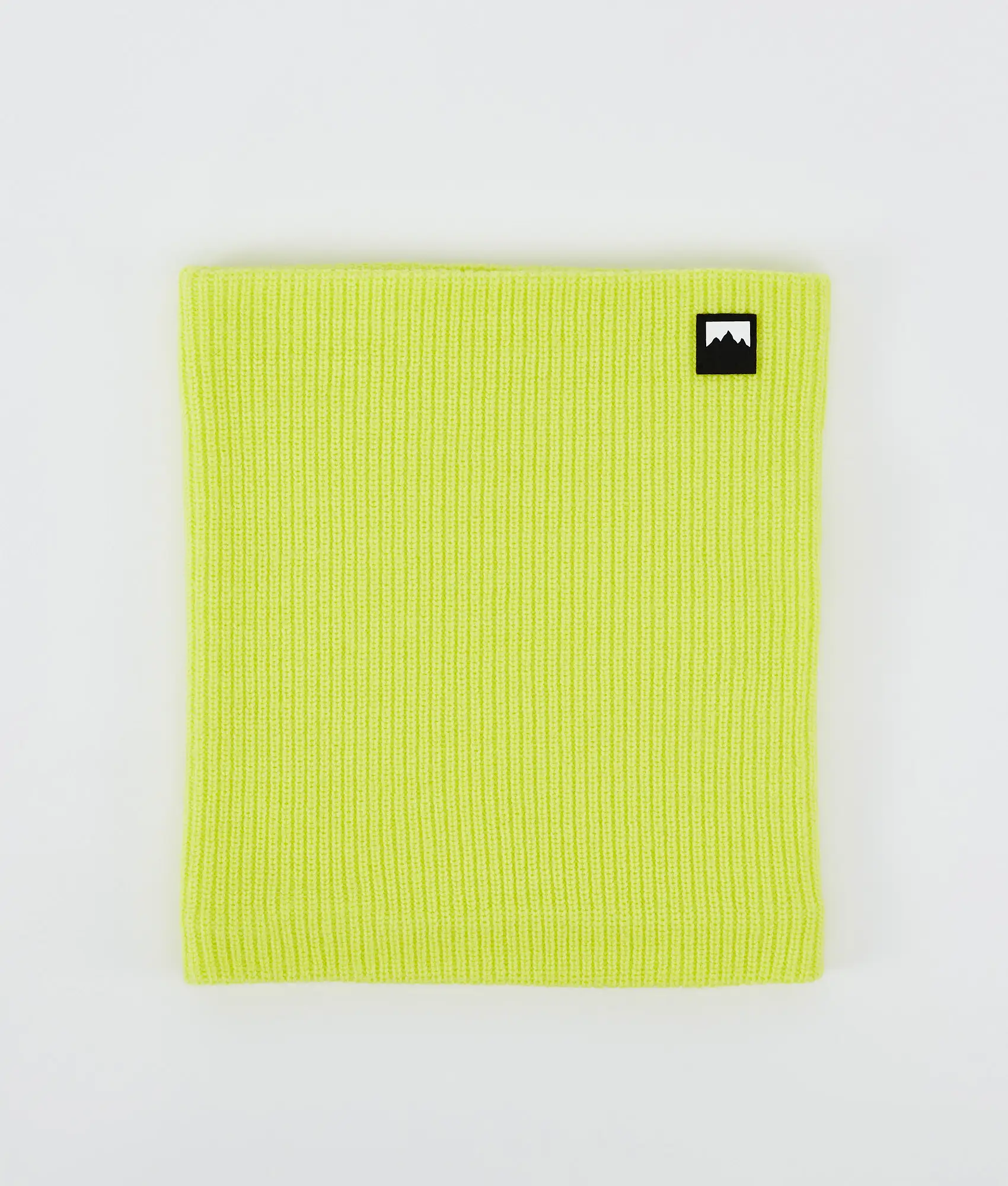 Classic Knitted Facemask Bright Yellow