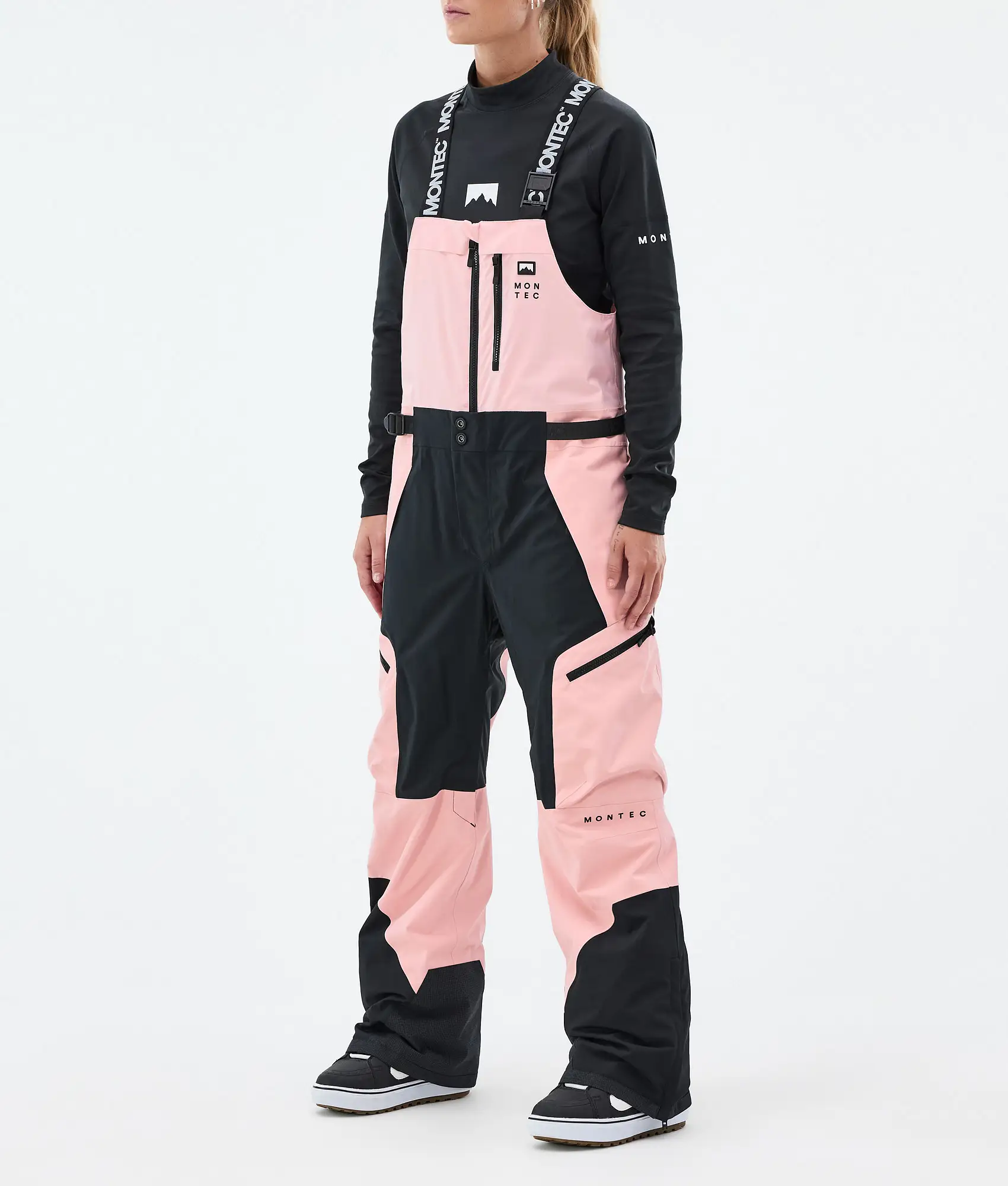 Dozer W Snowboard Pants Women Soft Pink/Black
