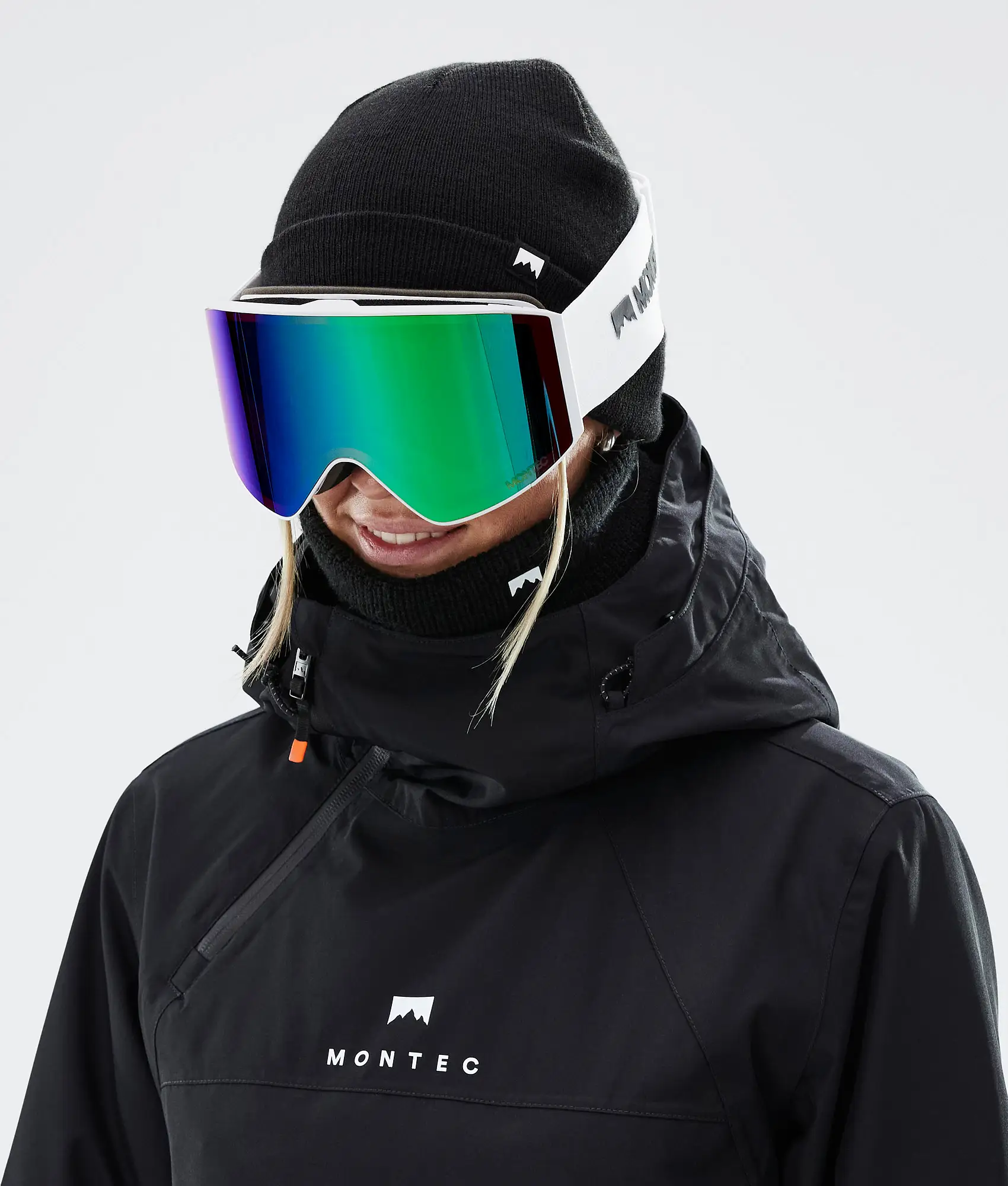 Scope 22 Ski Goggles White/Tourmaline Green Mirror