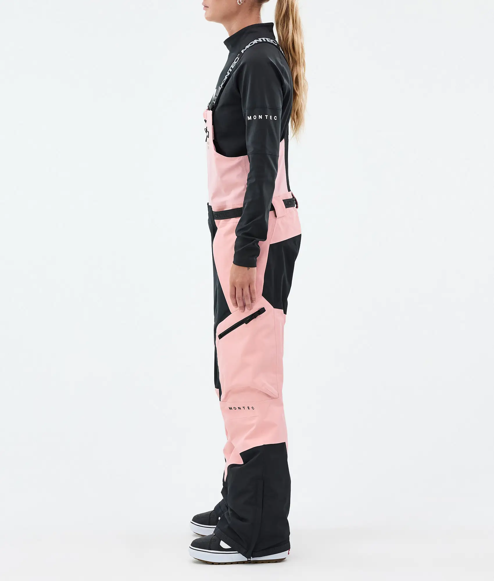 Dozer W Snowboard Pants Women Soft Pink/Black