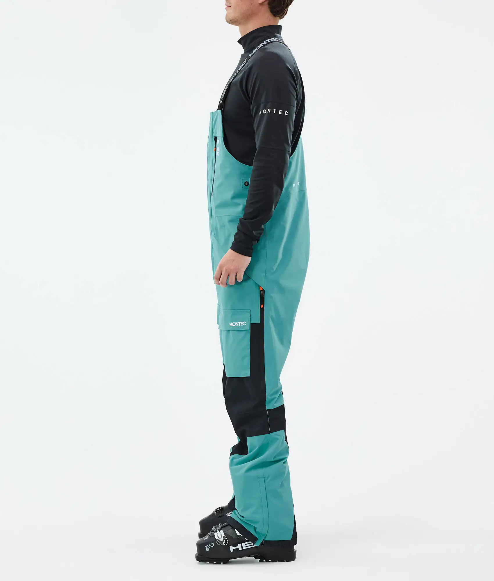 Fawk Ski Pants Men Turquoise/Black
