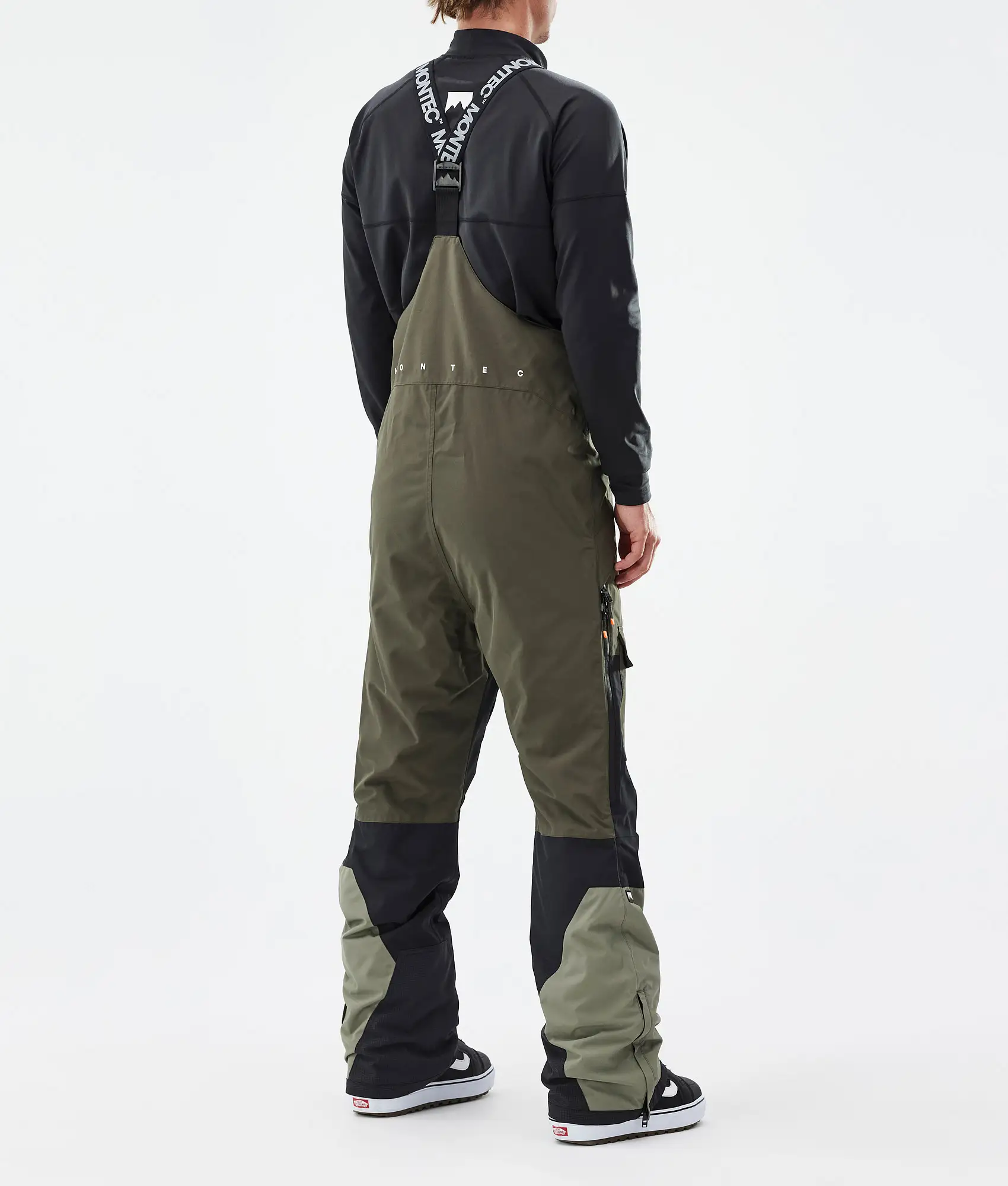 Fawk Snowboard Pants Men Olive Green/Black/Greenish