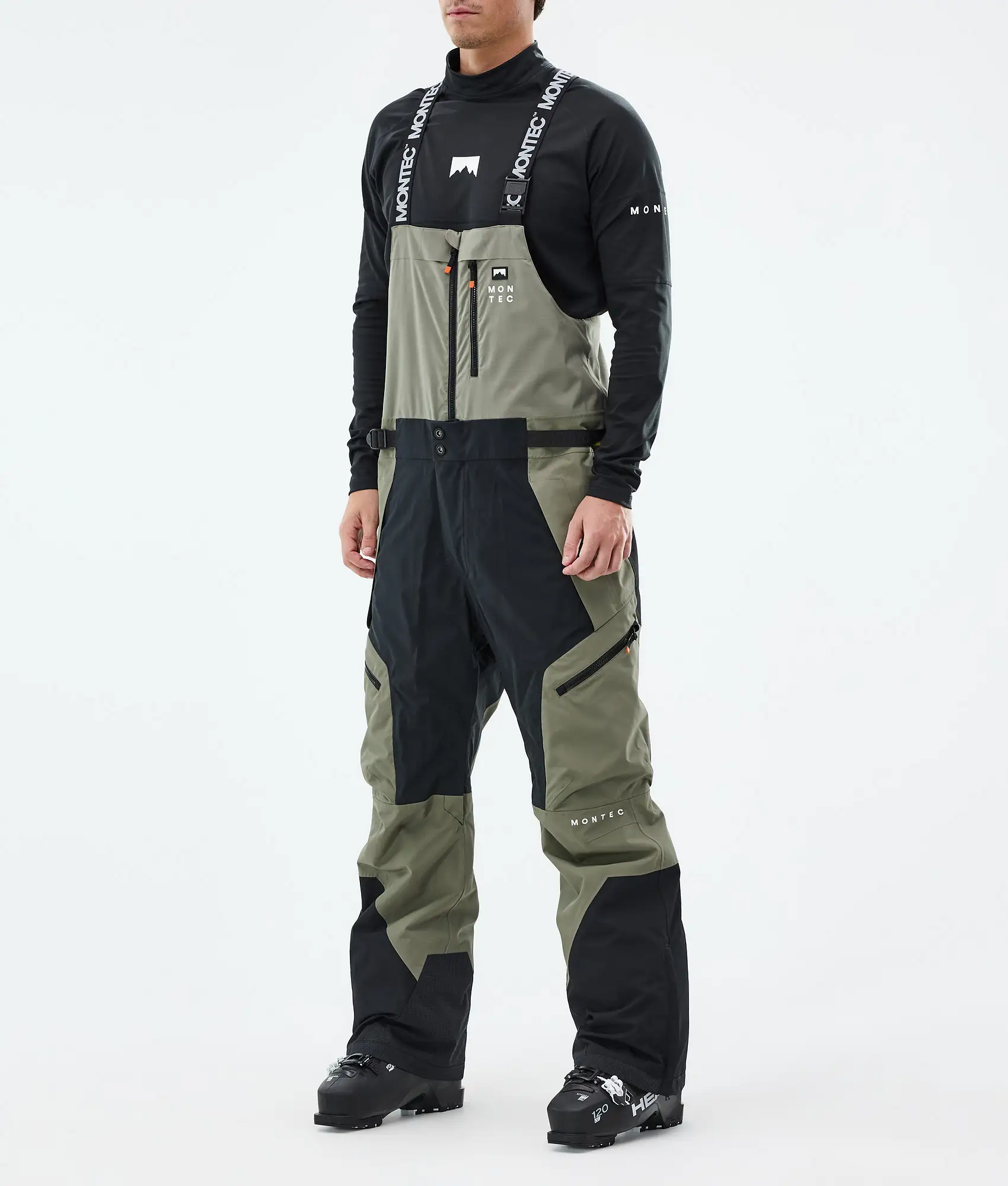 Dozer Ski Pants Men Greenish/Black