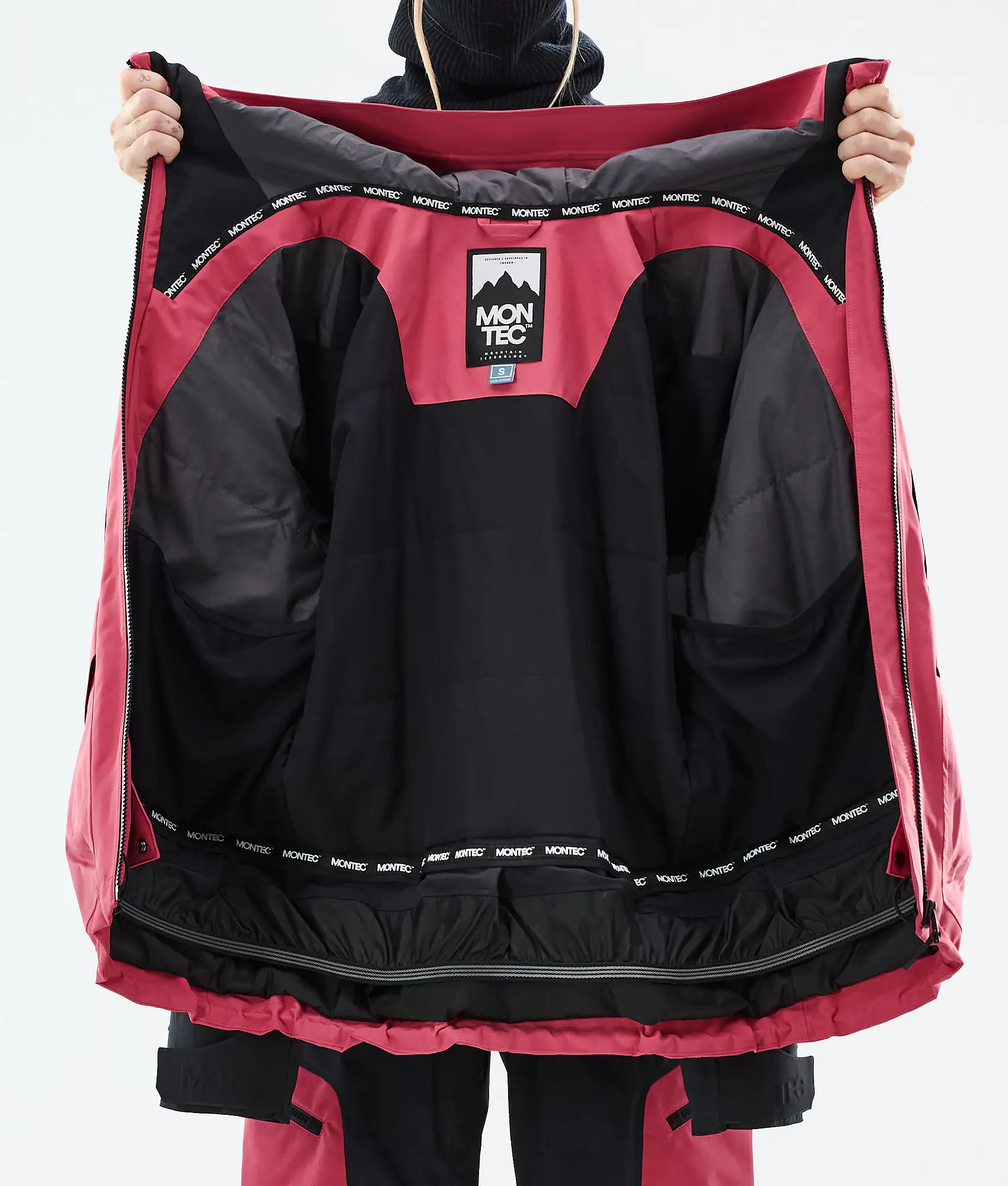 Morpheus W Snowboard Jacket Women Light Red/Black