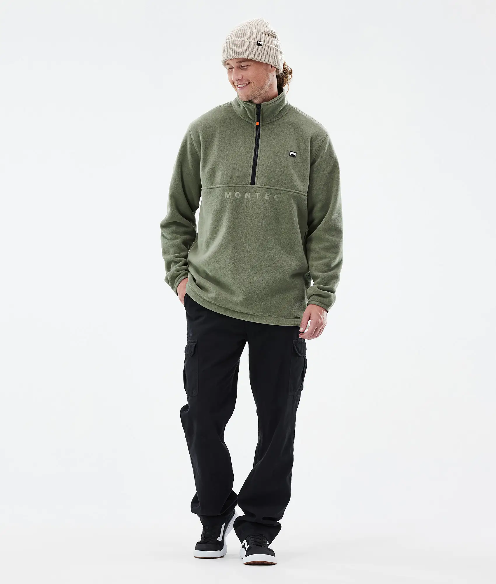 Echo Fleece Sweater Men Greenish