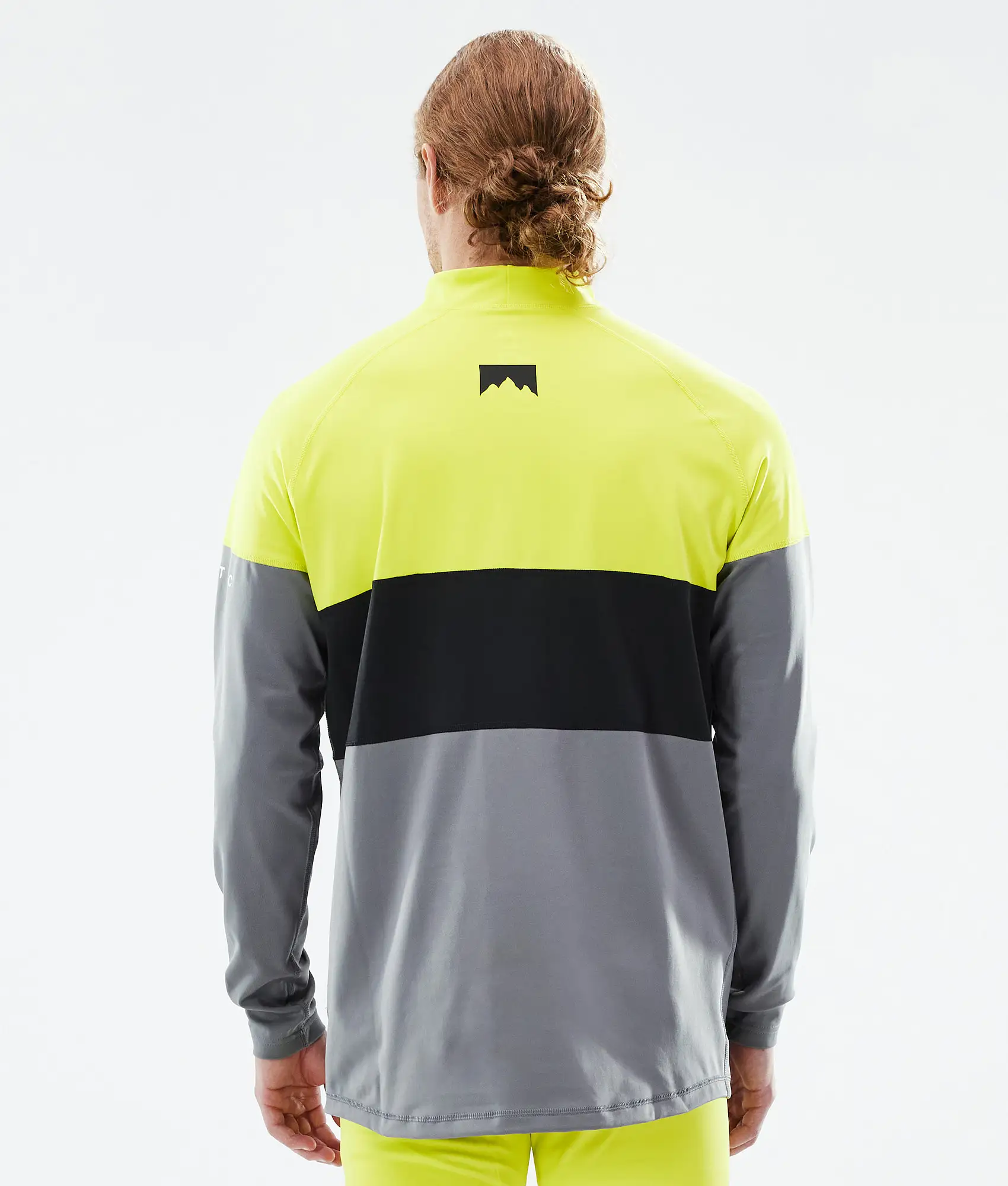 Alpha Base Layer Top Men Bright Yellow/Black/Light Pearl