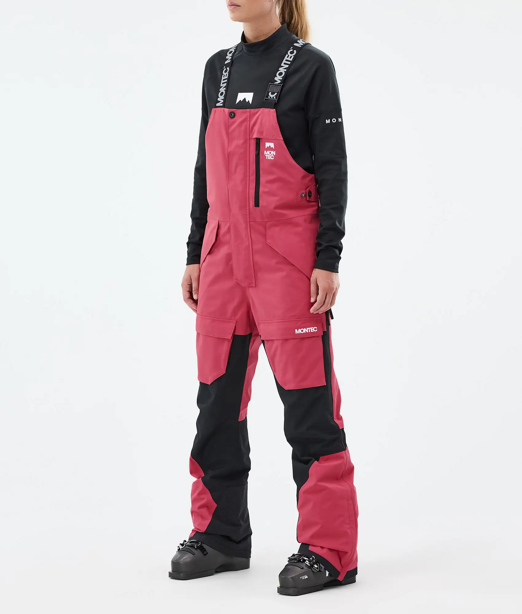 Fawk W Ski Pants Women Light Red/Black
