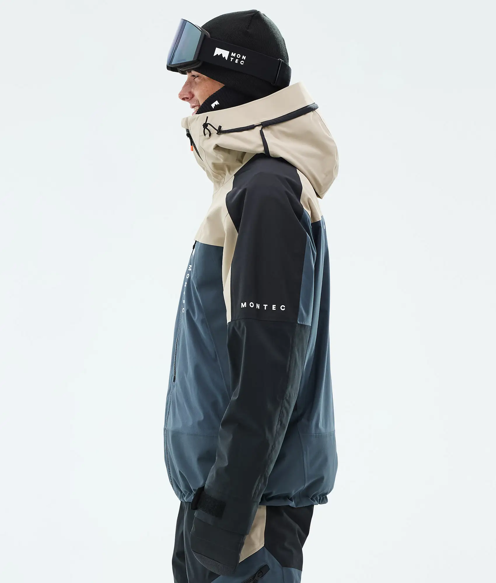 Oracle Ski Jacket Men Sand/Black/Metal Blue