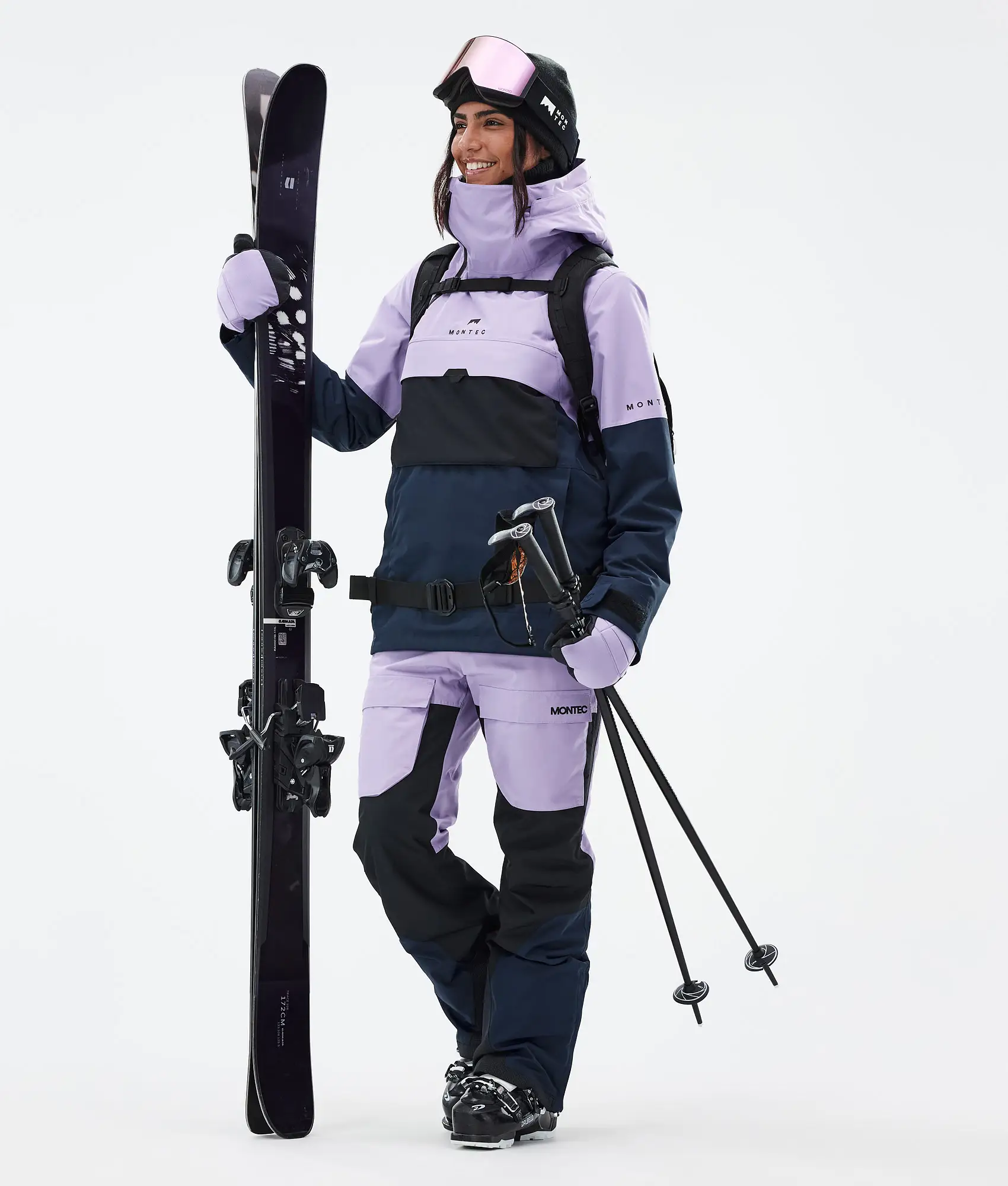 Dune W Ski Jacket Women Faded Violet/Black/Dark Blue