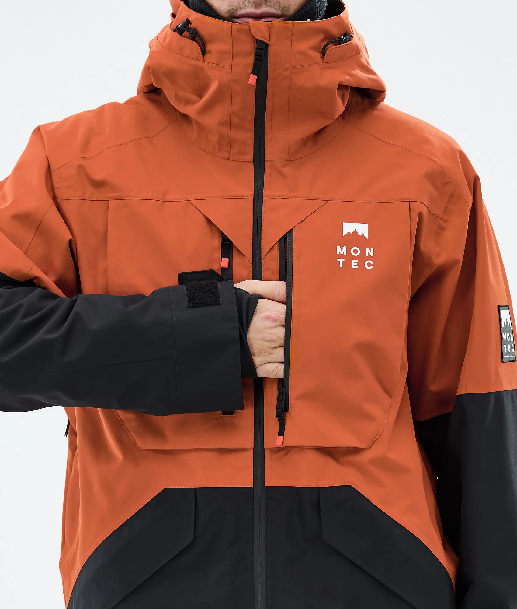 Arch Ski Jacket Men Burned Orange/Black