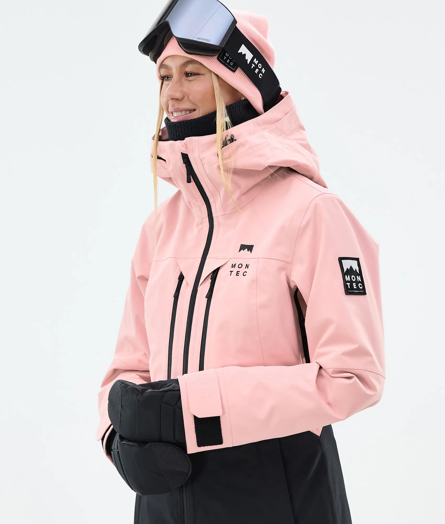 Moss W Ski Jacket Women Soft Pink/Black